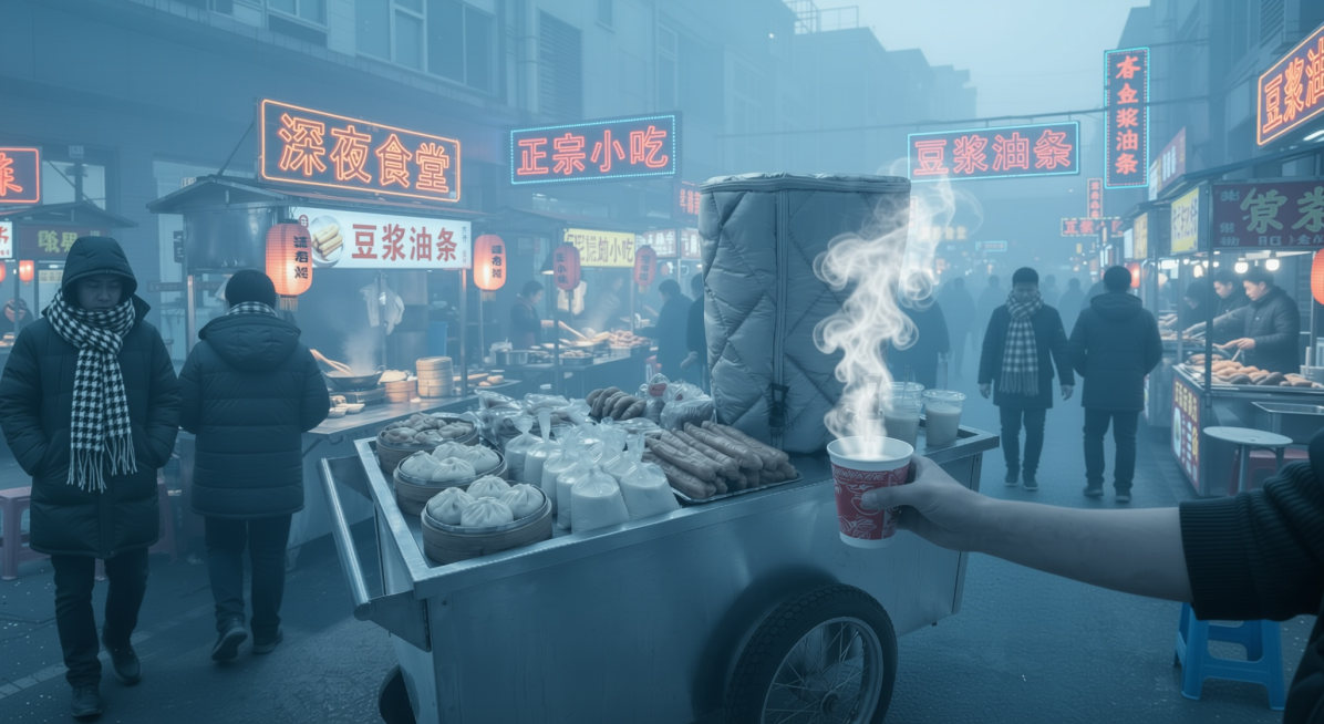换早上场景，然后天气很冷预览效果