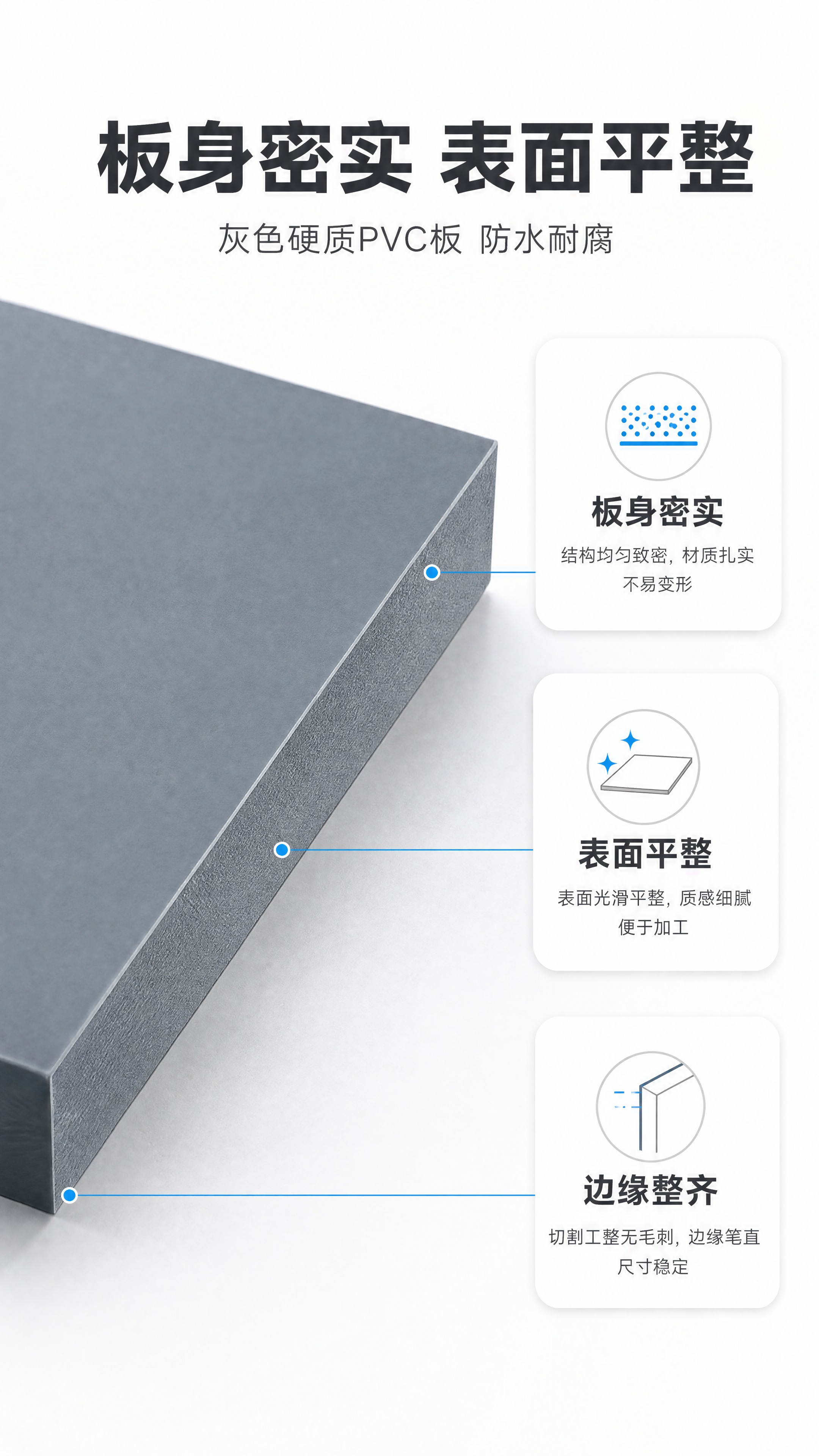 [商品] 使用【图1】灰色硬质PVC板；保留板材灰色、厚度、边… - 图片创意预览