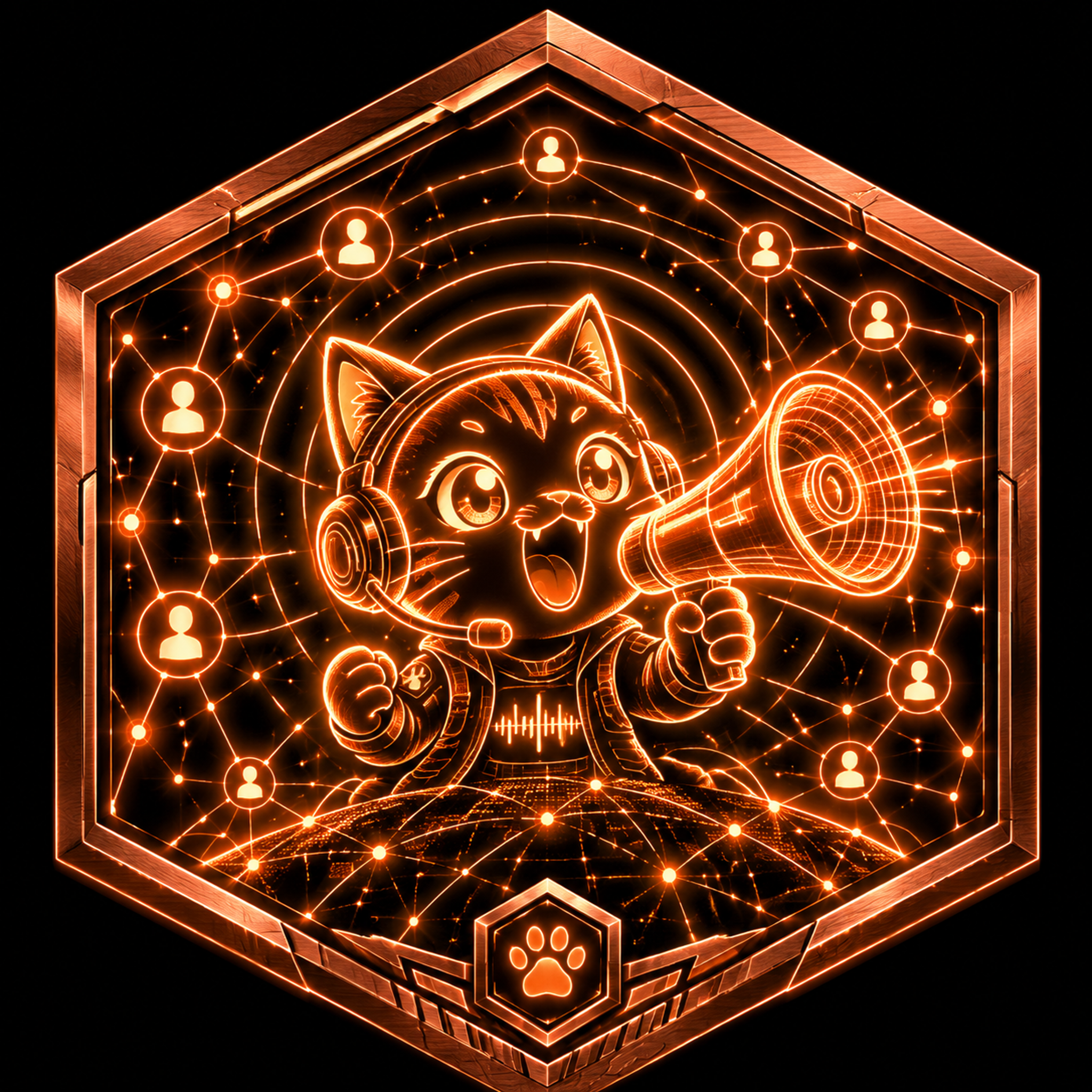 A hexagonal achievement badge w… - 图片创意预览