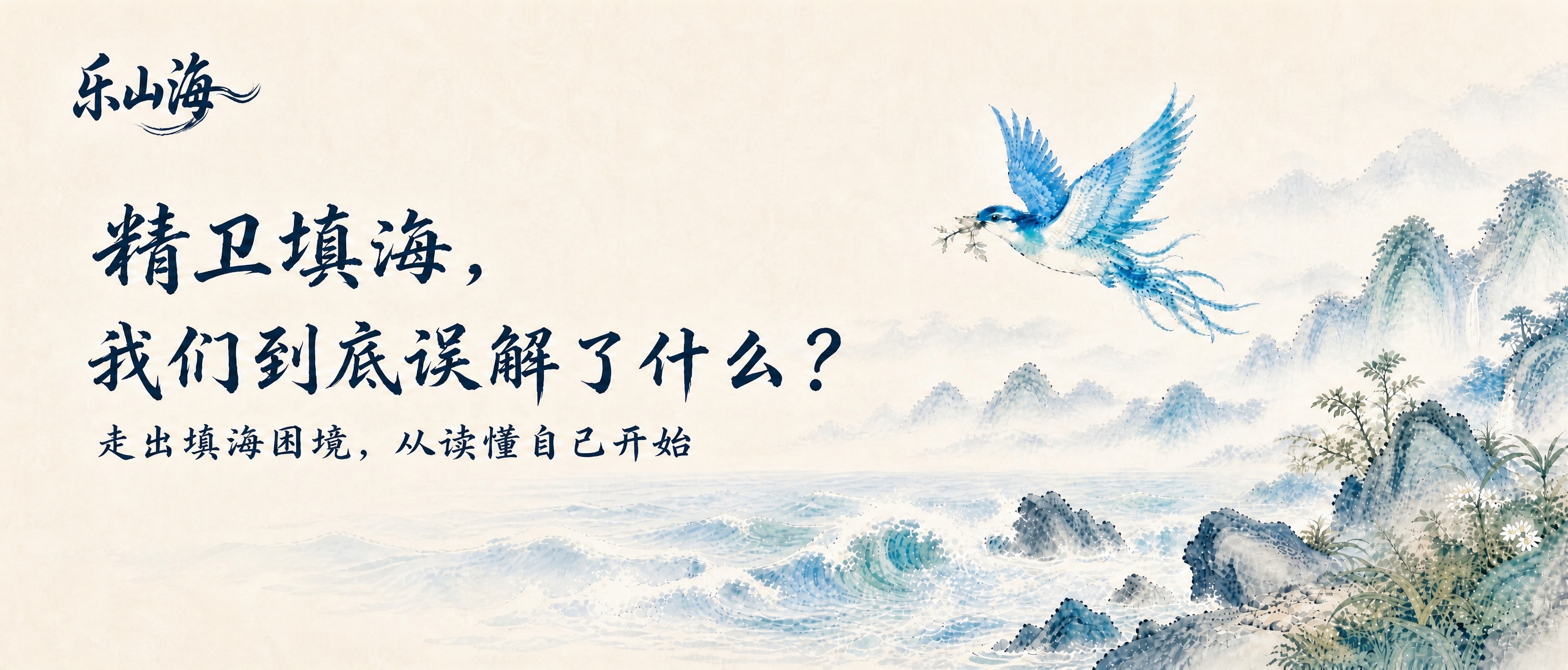 将第一张参考图左上角的“乐山海”LOGO替换为第二张参考图右上… - 图片创意预览