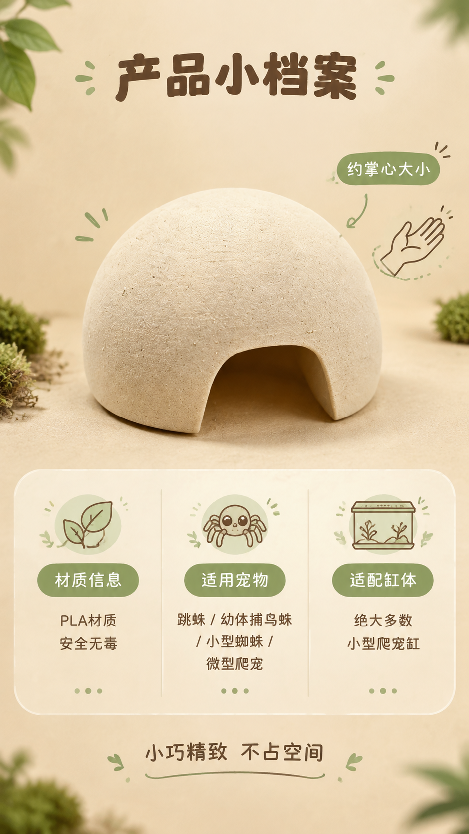 [商品] 使用【图7】素椰白款素胚仿真椰子躲避屋；保留半球形、… - 图片创意预览