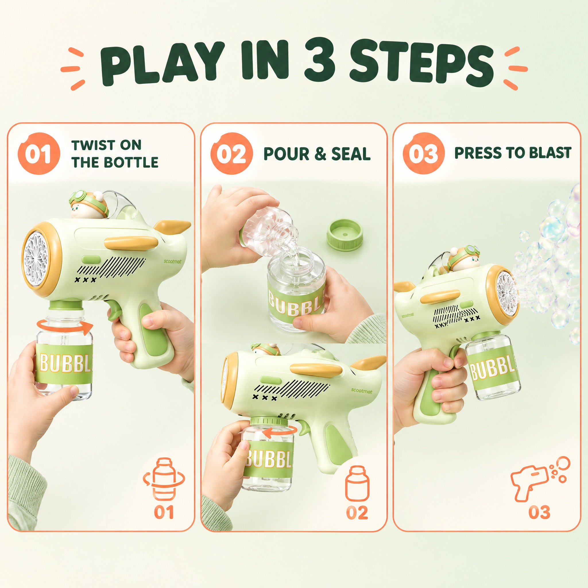 [主图-6 操作步骤与加液流程] 商品名称：Mint Gree… - 图片创意预览