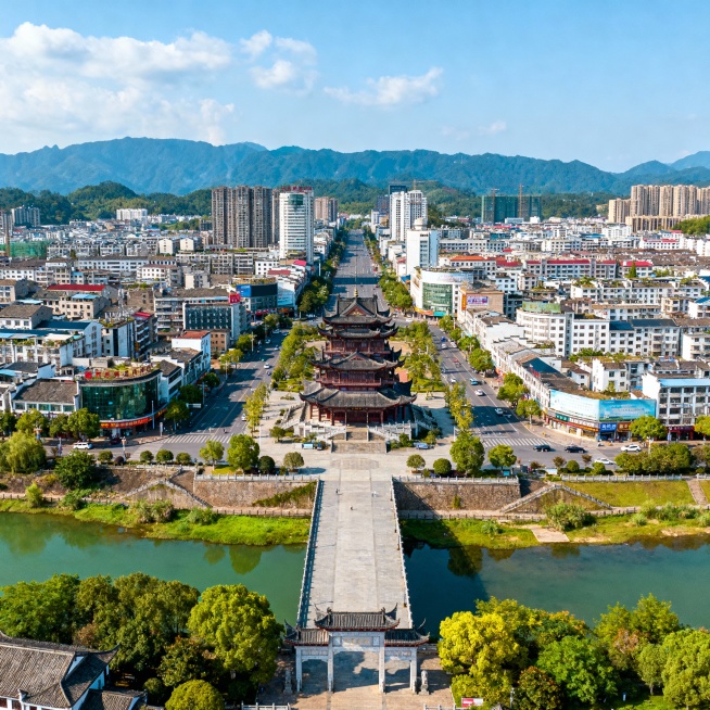 生成一张上饶市城市图预览效果
