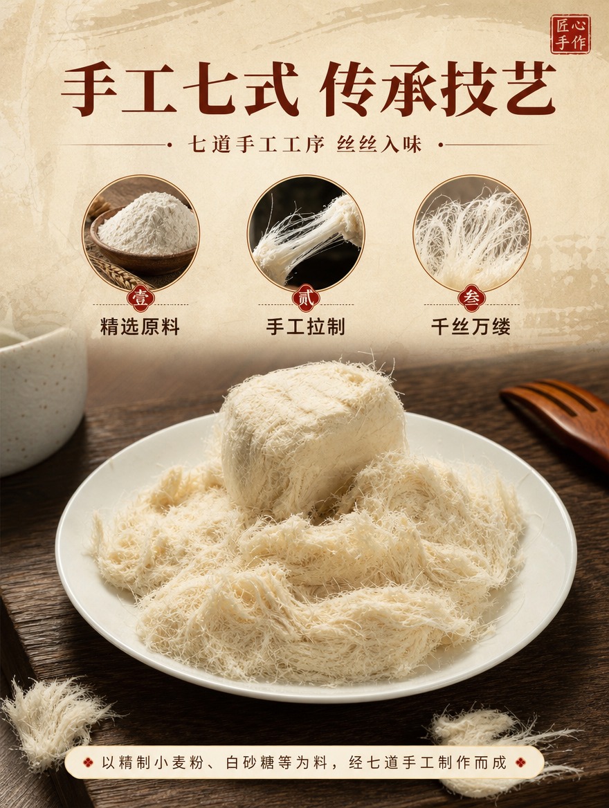 [商品] 使用【图7】【图8】【图9】龙须酥实物图，展示千丝万… - 图片创意预览