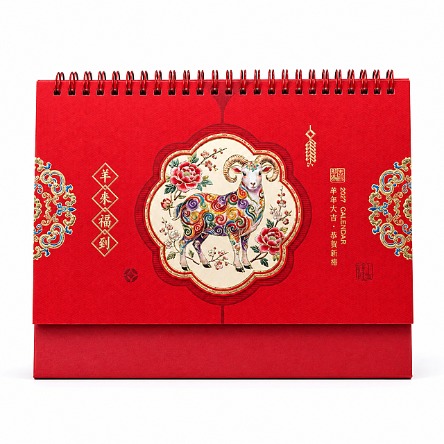 产品精修, 产品置于纯白背景上, 专业商业棚拍光, 5500K标准中性白光, 轮廓光, 体积光, 曝光正确, 强烈真实立体感, 接地处保留干净浅淡的自然接触阴影, 严禁大片投影、脏灰阴影和悬浮感, 主体居中, 商品完整入画不裁切, 商品外轮廓视觉体量约画面70%-85%, 四周均匀留白约15%-30%, 严禁满幅铺满与贴边顶满, 极致超清画质, 细节清晰锐利, 4K分辨率, 商业级实拍质感, 保留原图真实材质与结构细节, 提升商品洁净度和商业新品感, 清除旧痕、灰暗、脏斑和不均匀色块；保留原图颜色分区、材质色相、结构和功能细节，禁止整体提亮改色, 锁定原图商品颜色, 颜色以输入图为唯一参考, 分段部件颜色边界按原图锁定, 锁定原图商品轮廓、件数、部件位置、连接关系、标签文字和可见功能细节，只做精修不重绘结构, 封面纸张: 布艺/纺织质感自然, 织纹方向清晰, 纤维层次真实；线圈与烫金部分: 光面金属质感按原图锁定, 高光边线清晰, 反射干净但不过度镜面化；底座: 哑光/半哑光塑料质感, 柔和漫反射, 低高光, 正视图, 标准透视校正, 正常透视焦段, 保持同类机位, 比例1:1