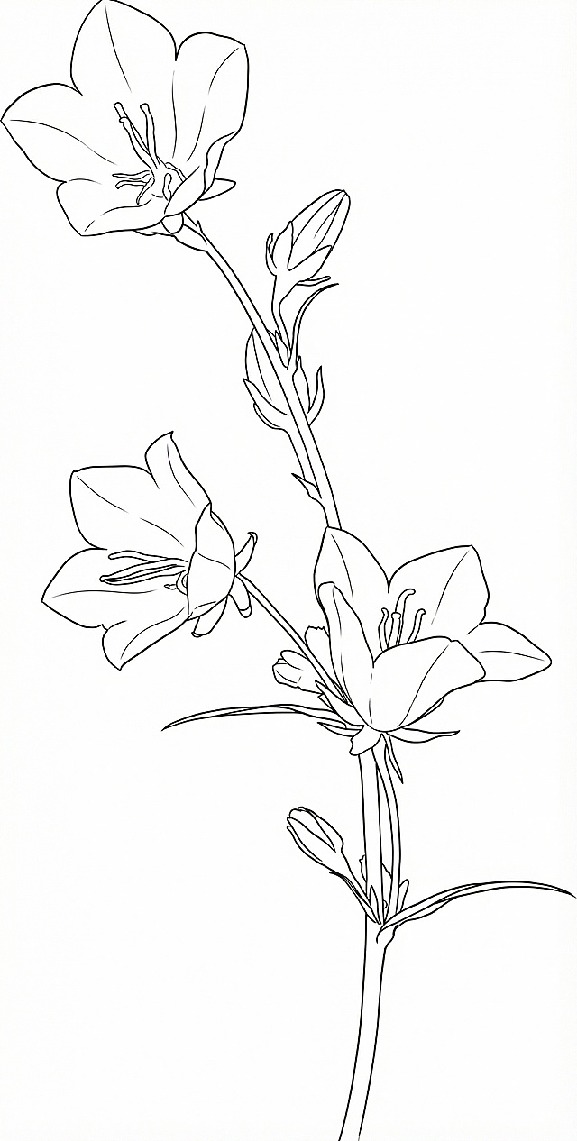 制作成由黑色线条组成的简笔画
