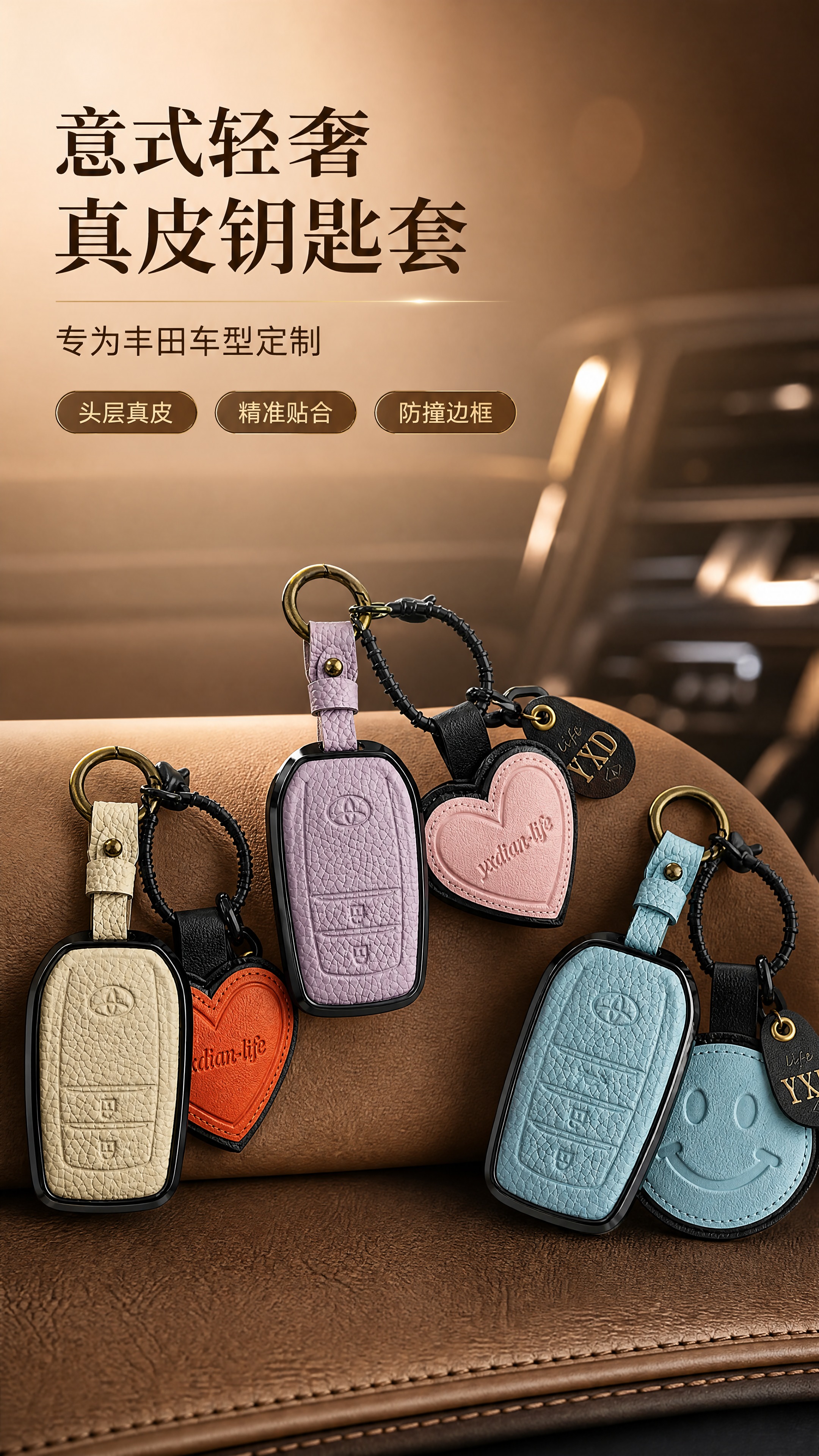 [商品] 使用【图1】香芋紫爱心款、【图2】米白橙心款、【图4… - 图片创意预览