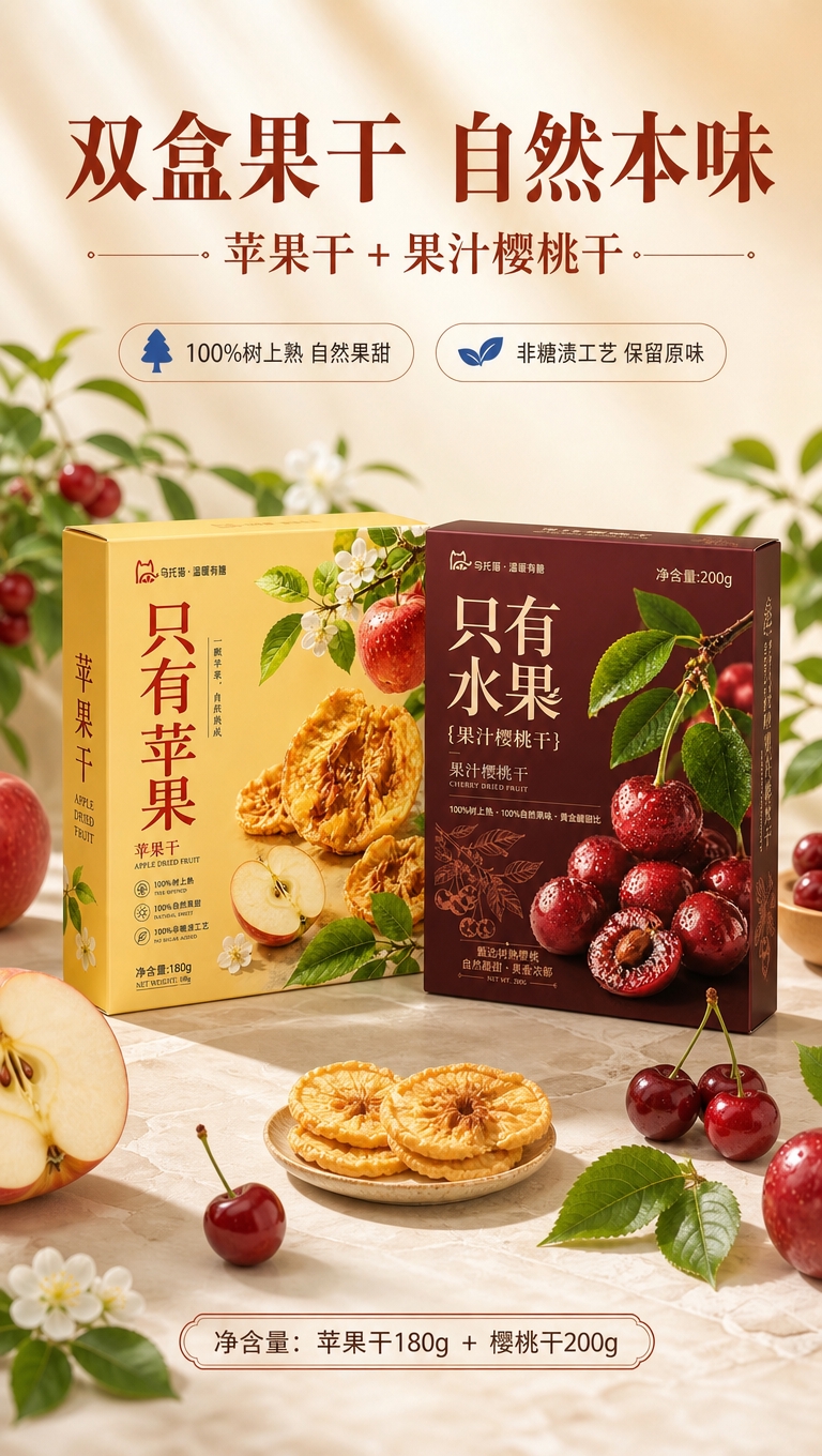 [商品] 使用【图6】【图7】果干包装盒；保留黄色苹果干盒（"… - 图片创意预览
