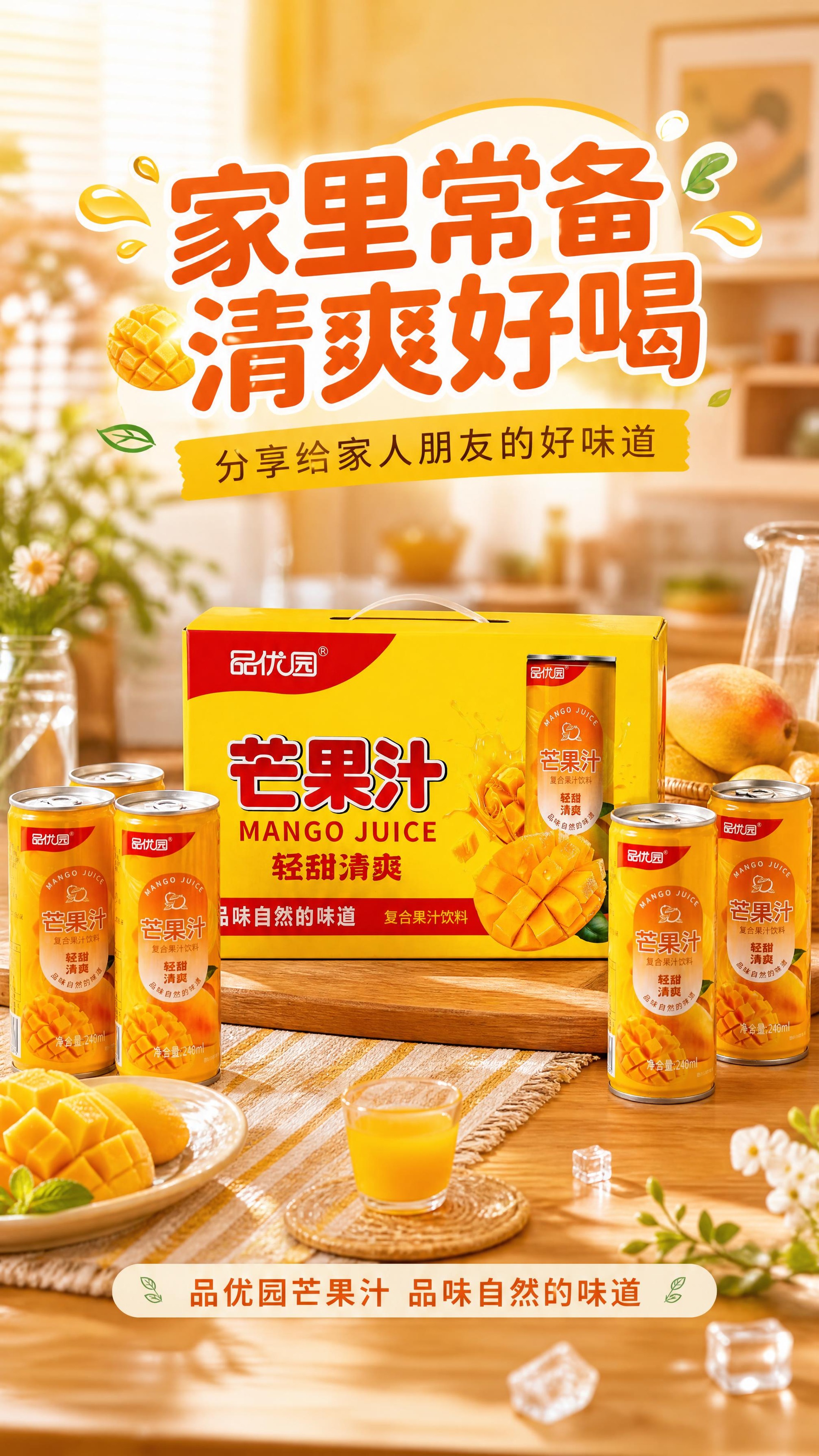 [商品] 使用【图2】品优园芒果汁礼盒装、【图1】品优园芒果汁… - 图片创意预览