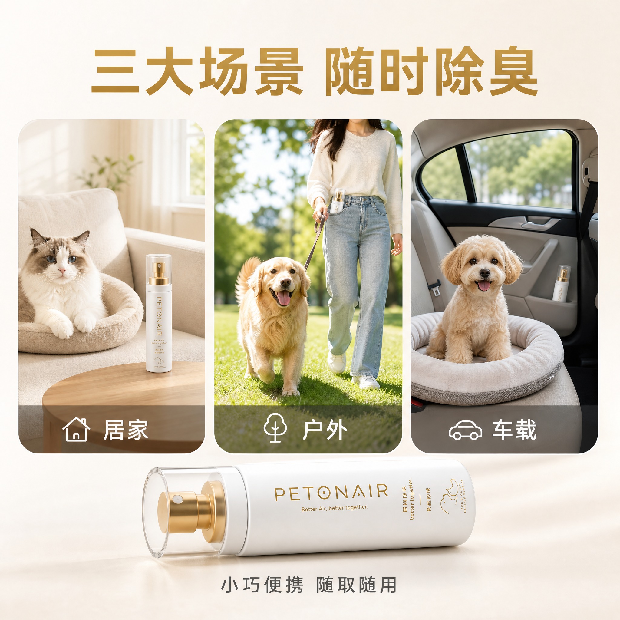 [主图-4] 使用场景主图，核心任务：居家/户外/车载三大使用… - 图片创意预览