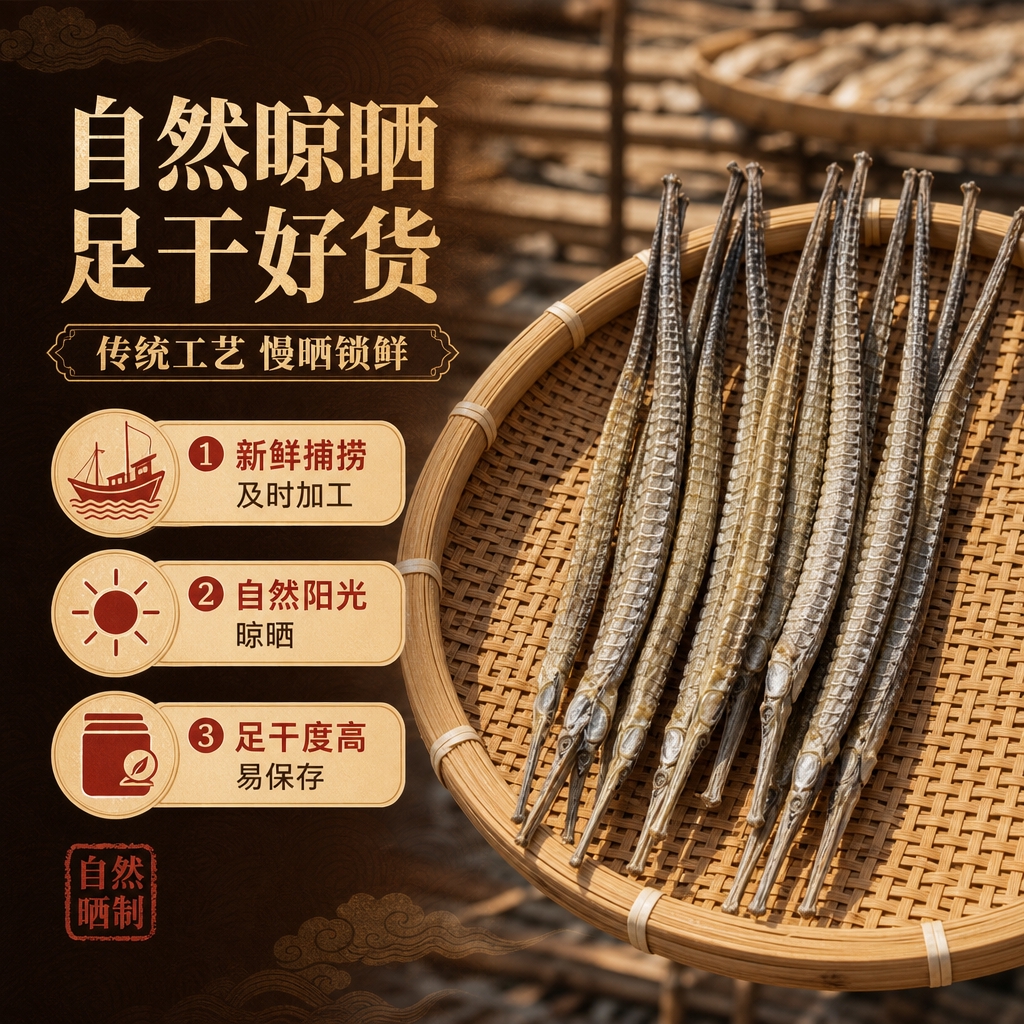 [商品] 使用【图1】海龙干货；保留海龙长条身形、六角纹理结构… - 图片创意预览