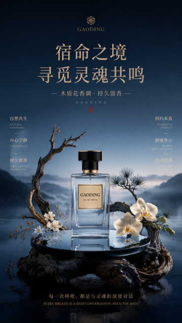 生成香水宣传图预览效果