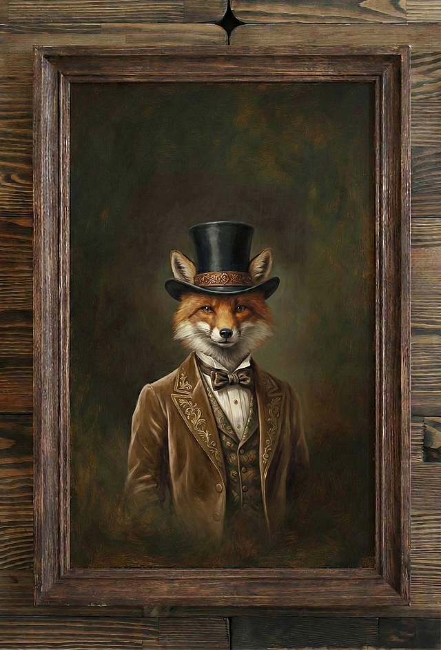 西装的颜色改为浅棕色，帽子改为黑色