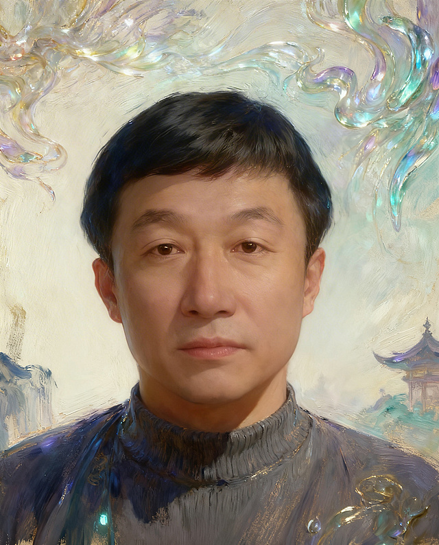 将图片转换为中国风数码厚涂风格