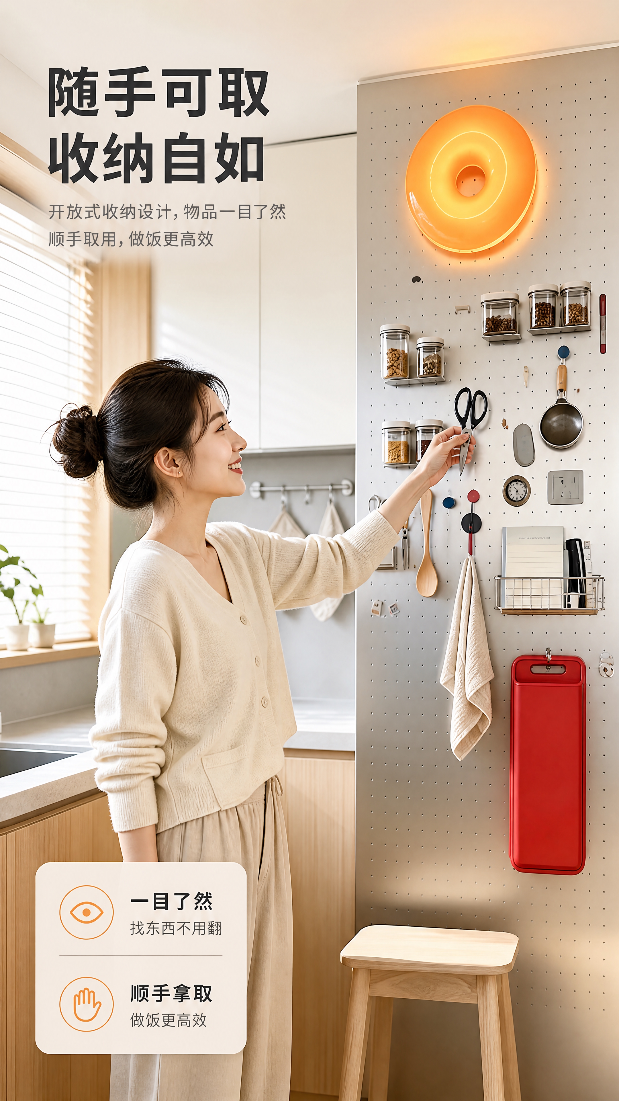 [商品] 使用【图1】不锈钢洞洞板；保留银色不锈钢材质、圆形孔… - 图片创意预览
