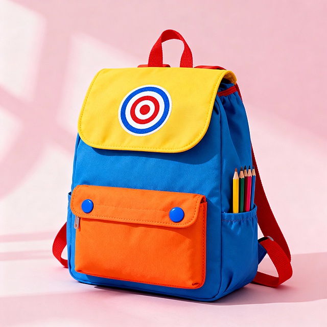 生成类似的书包图片。图片要最高清晰度和分辨率。要当做照片使用。