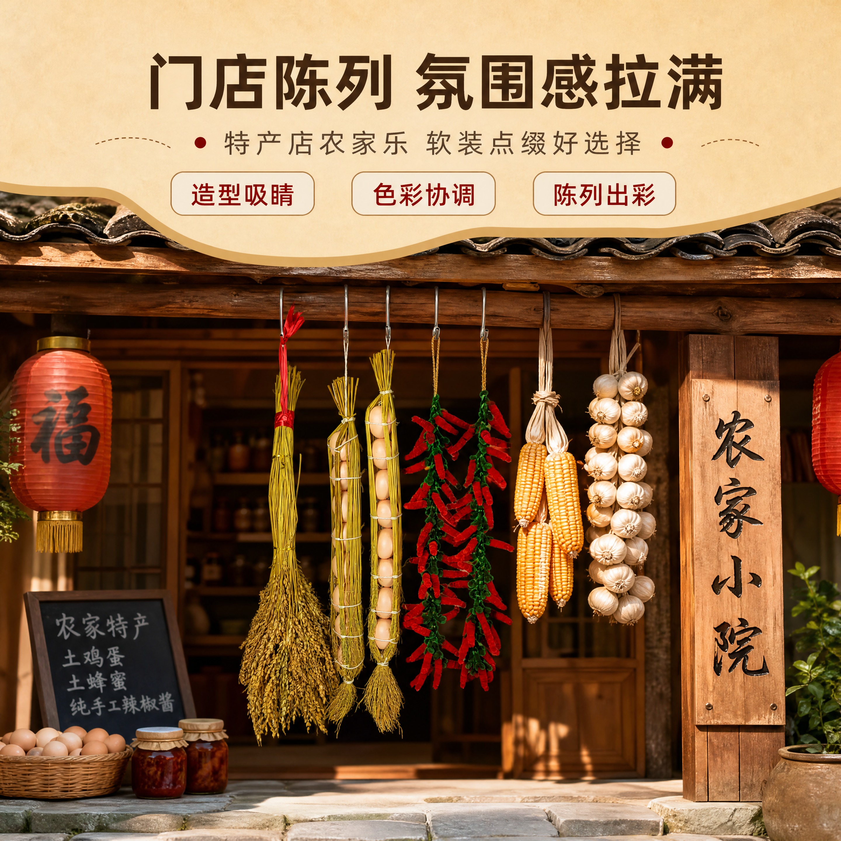 [商品] 使用【图1】鸡蛋稻穗手工辣椒挂件系列全家福；保留每款… - 图片创意预览