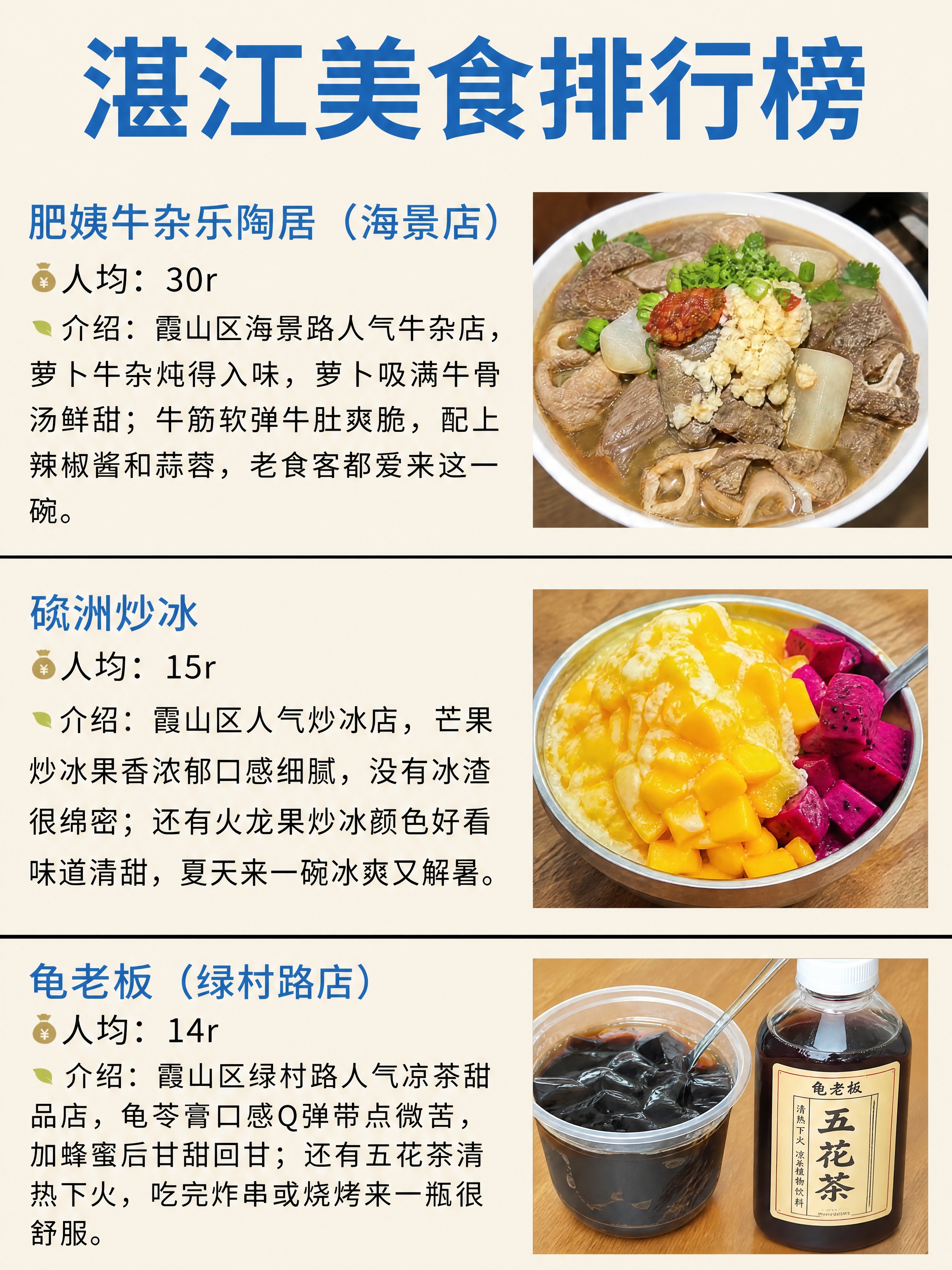 小红书笔记美食攻略内页，配图大字复刻版，ins清新美食风，版式… - 图片创意预览