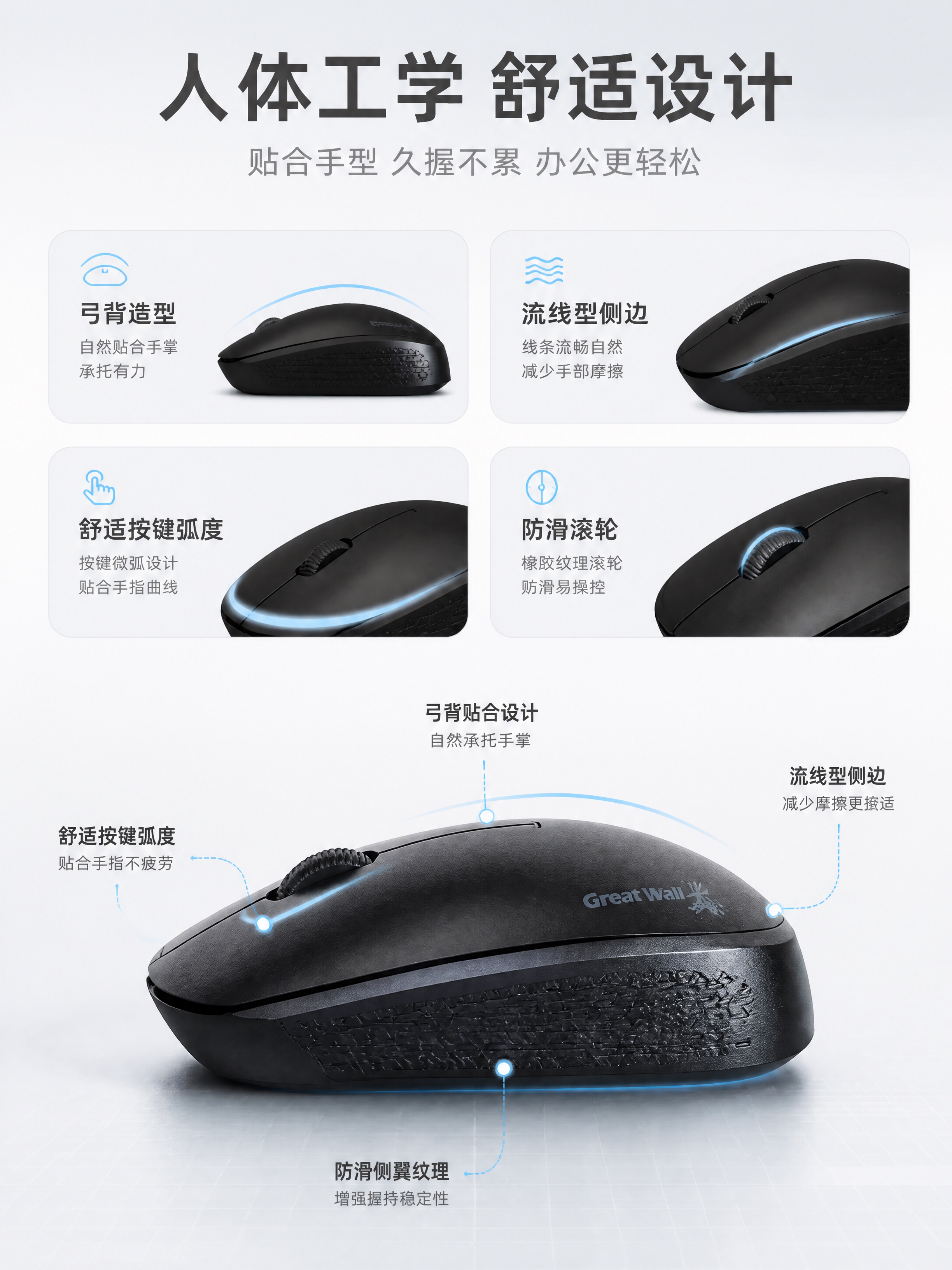 [商品] 使用【图3】【图4】Great Wall长城黑色无线… - 图片创意预览