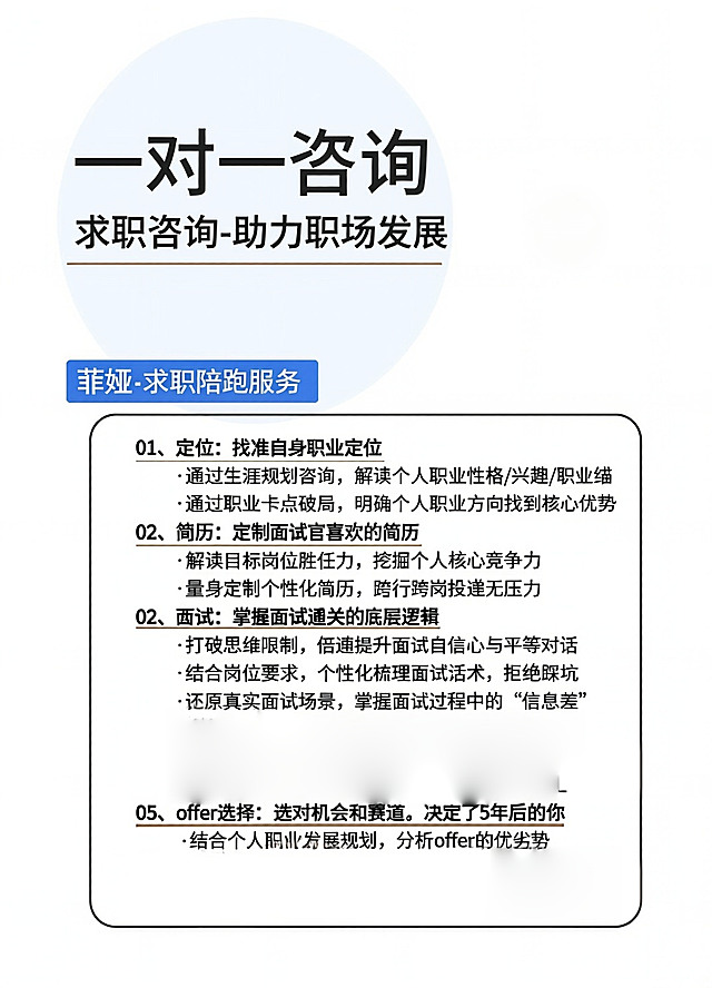 以上面内容为准，将西西改成菲娅，陪跑服务仅保留01、02、03、05，并将05序号改成04，其他内容不变、布局和风格不变，人物头像去掉
