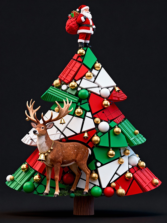 圣诞节的圣诞树