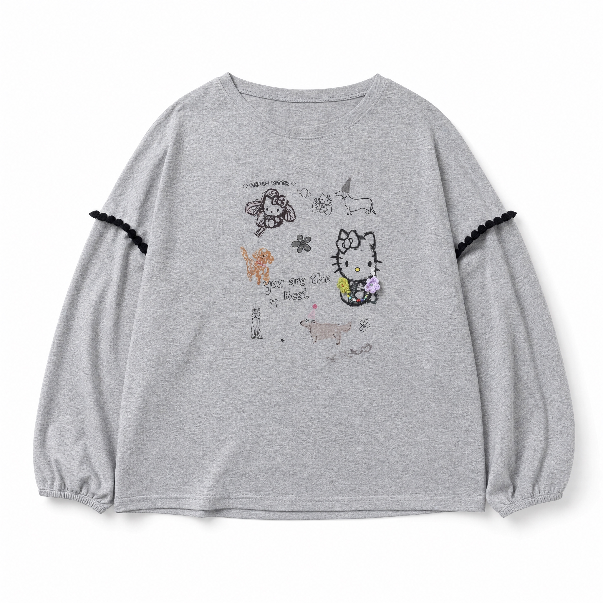 参考原图的服装款式、颜色、面料、花纹，服装平铺摊开展示，俯视平… - 图片创意预览