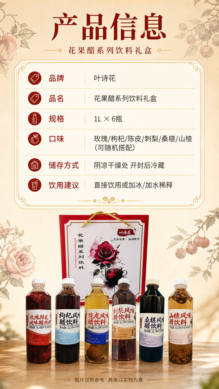 [商品] 使用【图1】全套礼盒+6瓶作为底部陈列展示；保留每瓶… - 图片创意预览
