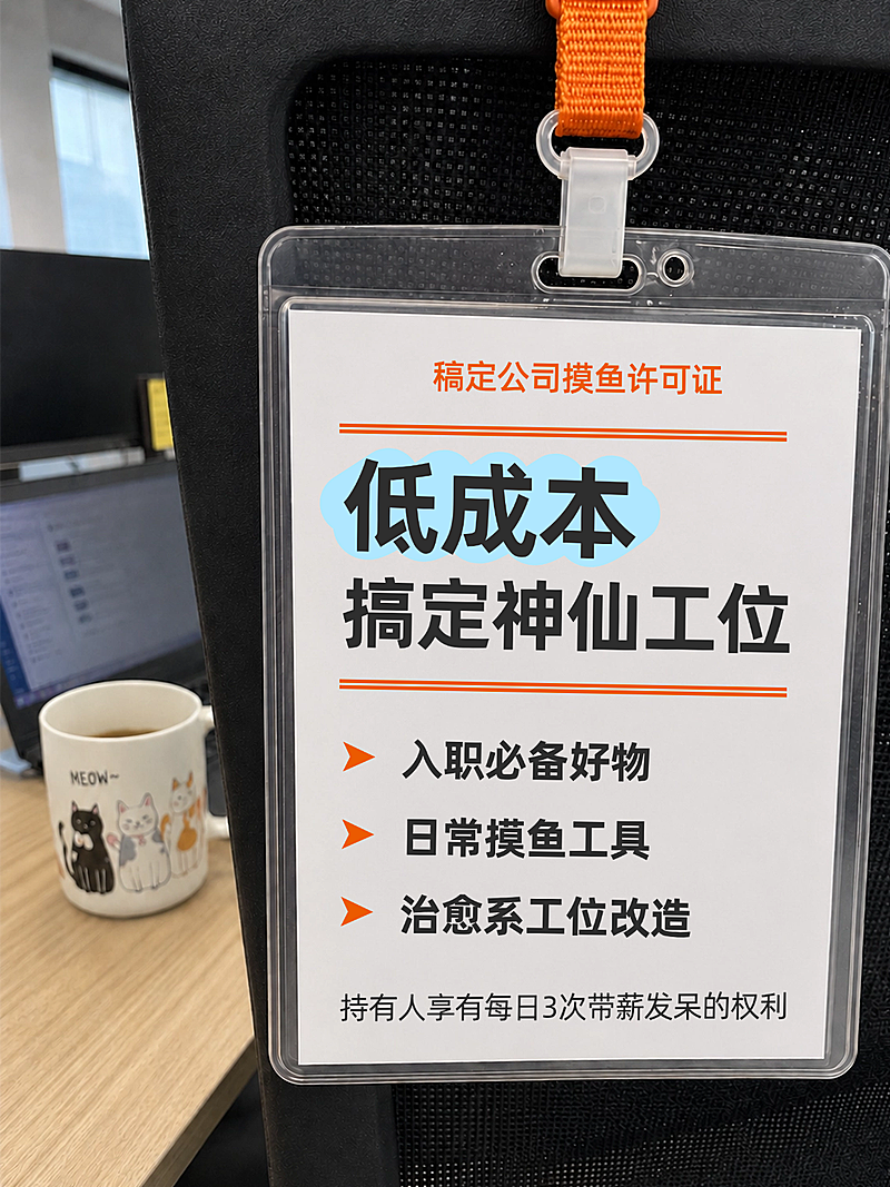 职场办公室低成本工位改造攻略分享实景风小红书封面