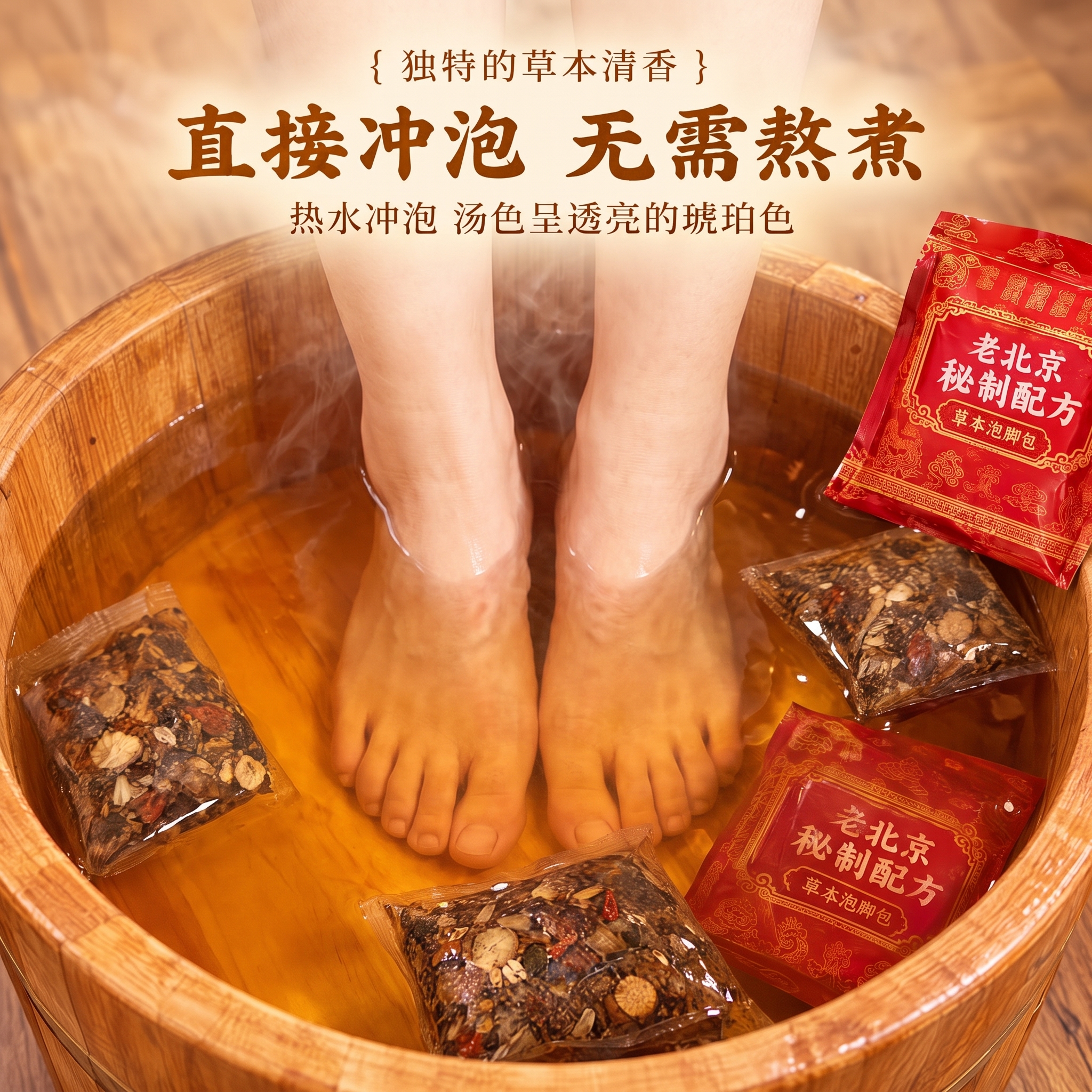 这个改成泡脚的画面 - 图片创意预览