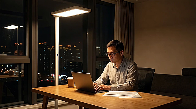 赛博朋克风光影交织，科技感粒子流从屏幕涌出，营造未来感虚拟现实场景，梦幻感十足的都市夜景背景。