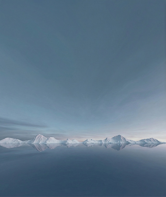 整体色调改成灰蓝色