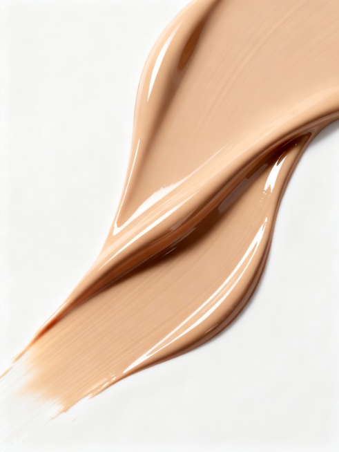 生成粉底液丝滑流感的背景，不要任何容器预览效果