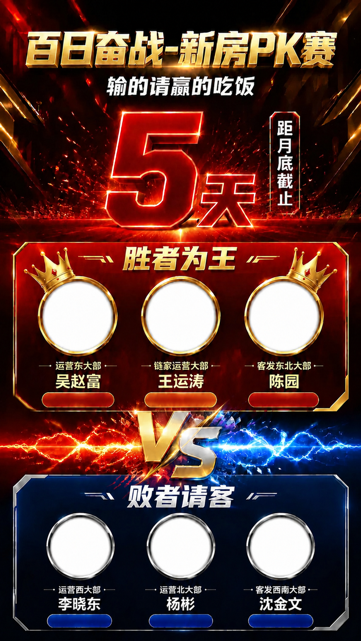 将这张海报中6个达成率框内的文字全部去掉，只保留空白的框体。要… - 图片创意预览