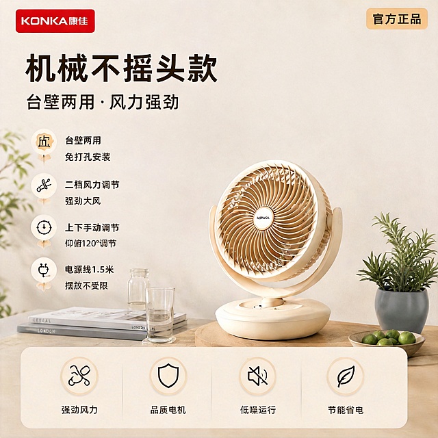 去掉图片中的风扇产品，保留原背景和全部文字信息，保持1:1比例不变，文字和图片保持清晰不变形