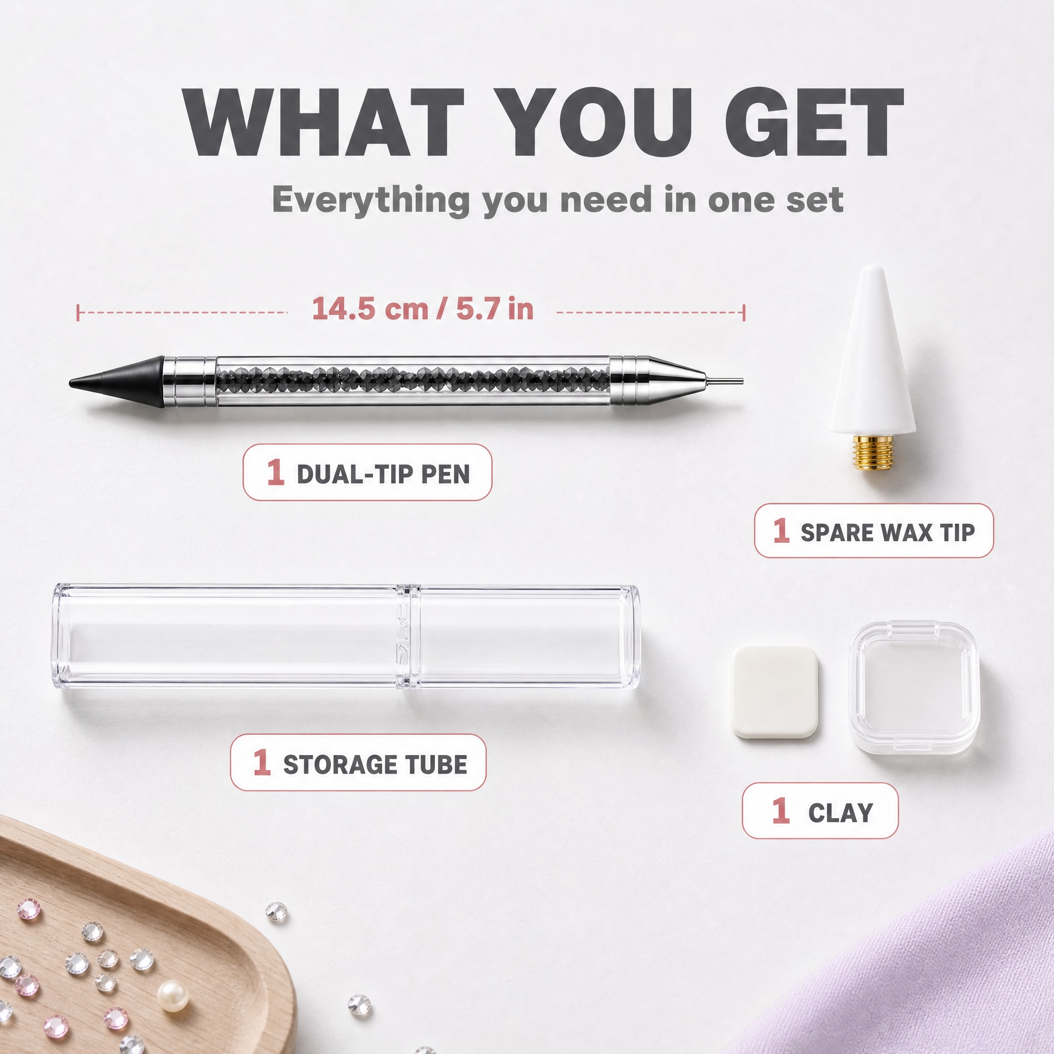 [主图-5] Dual-Tip Rhinestone Pick… - 图片创意预览