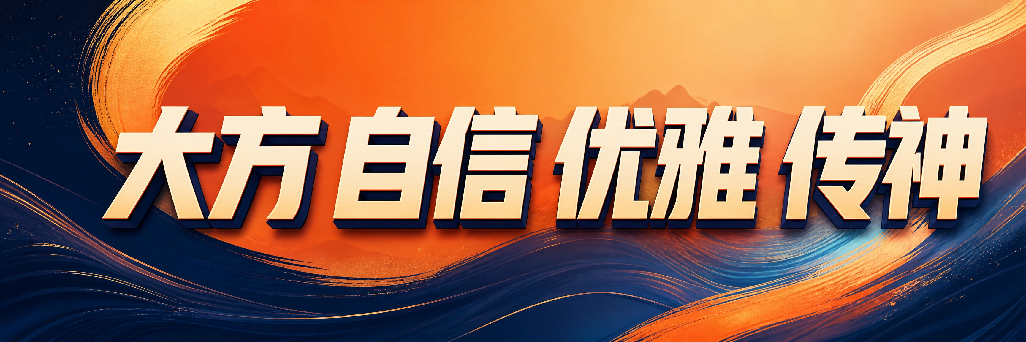 青春励志考试主题横幅海报，横版宽幅。画面中央是超大号粗体主标题… - 图片创意预览