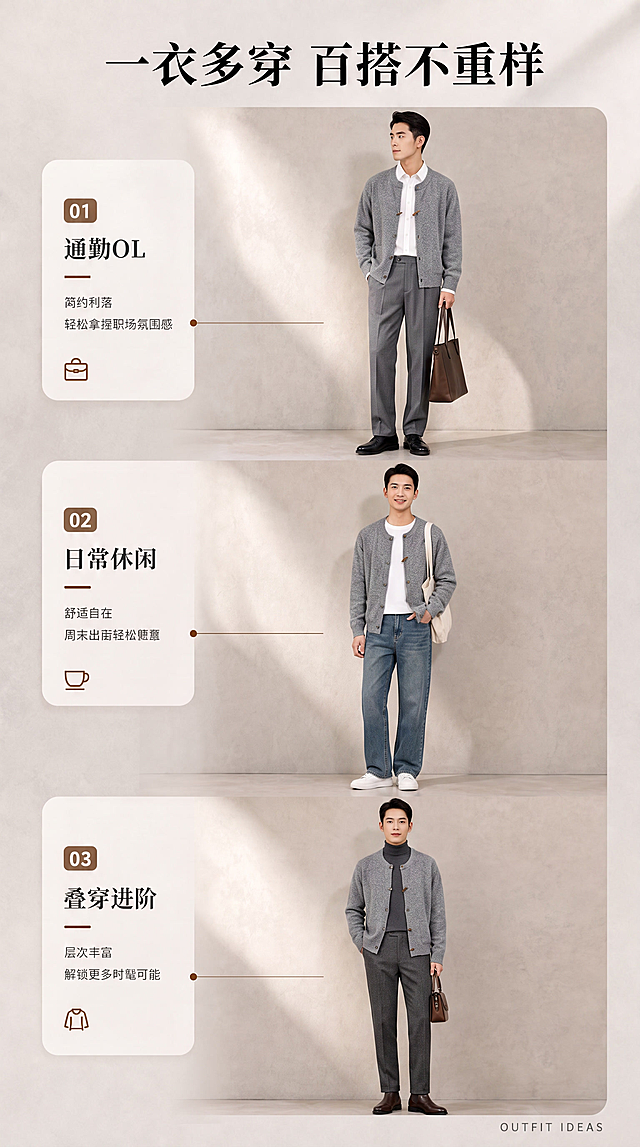 换男模特，裙子换裤子