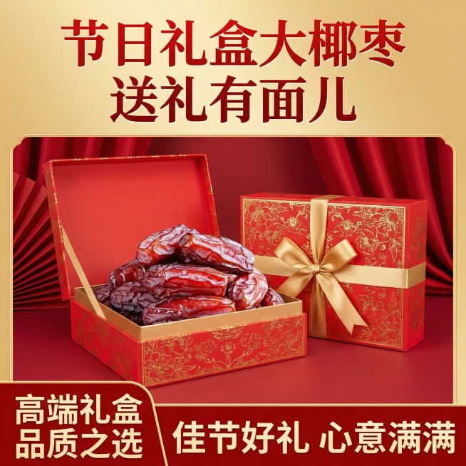 图中大椰枣做10张电商主图预览效果