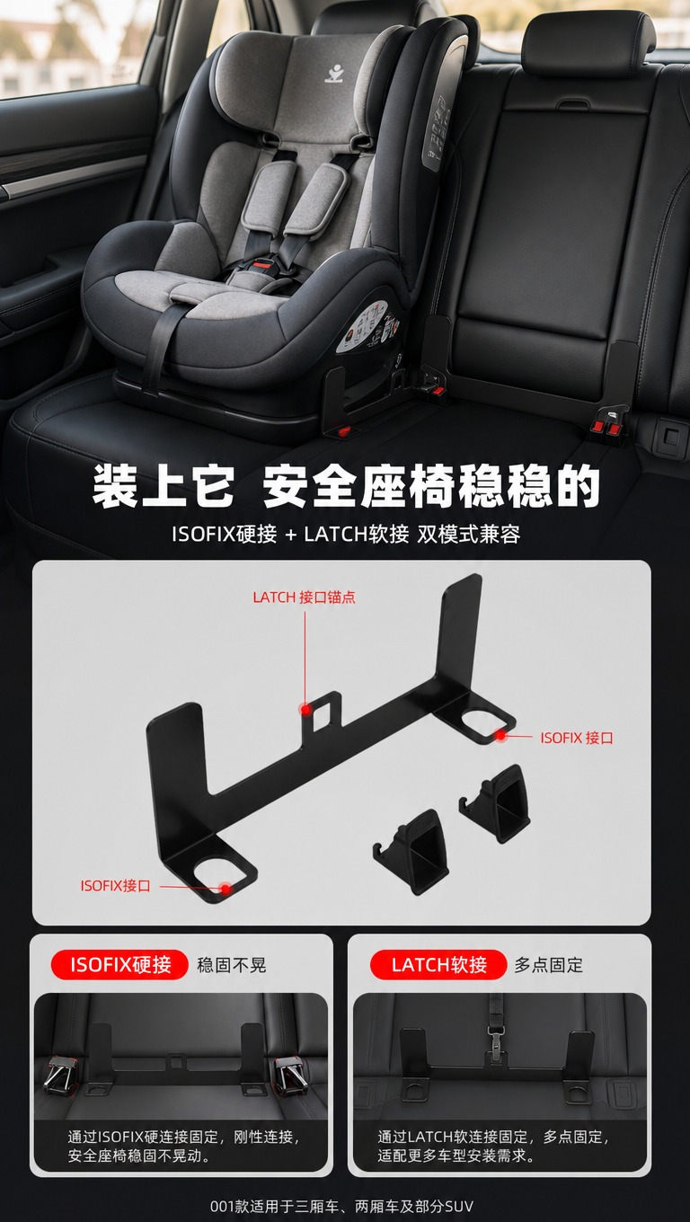[商品] 使用【图3】ISOFIX接口安装介绍图中的产品结构示… - 图片创意预览