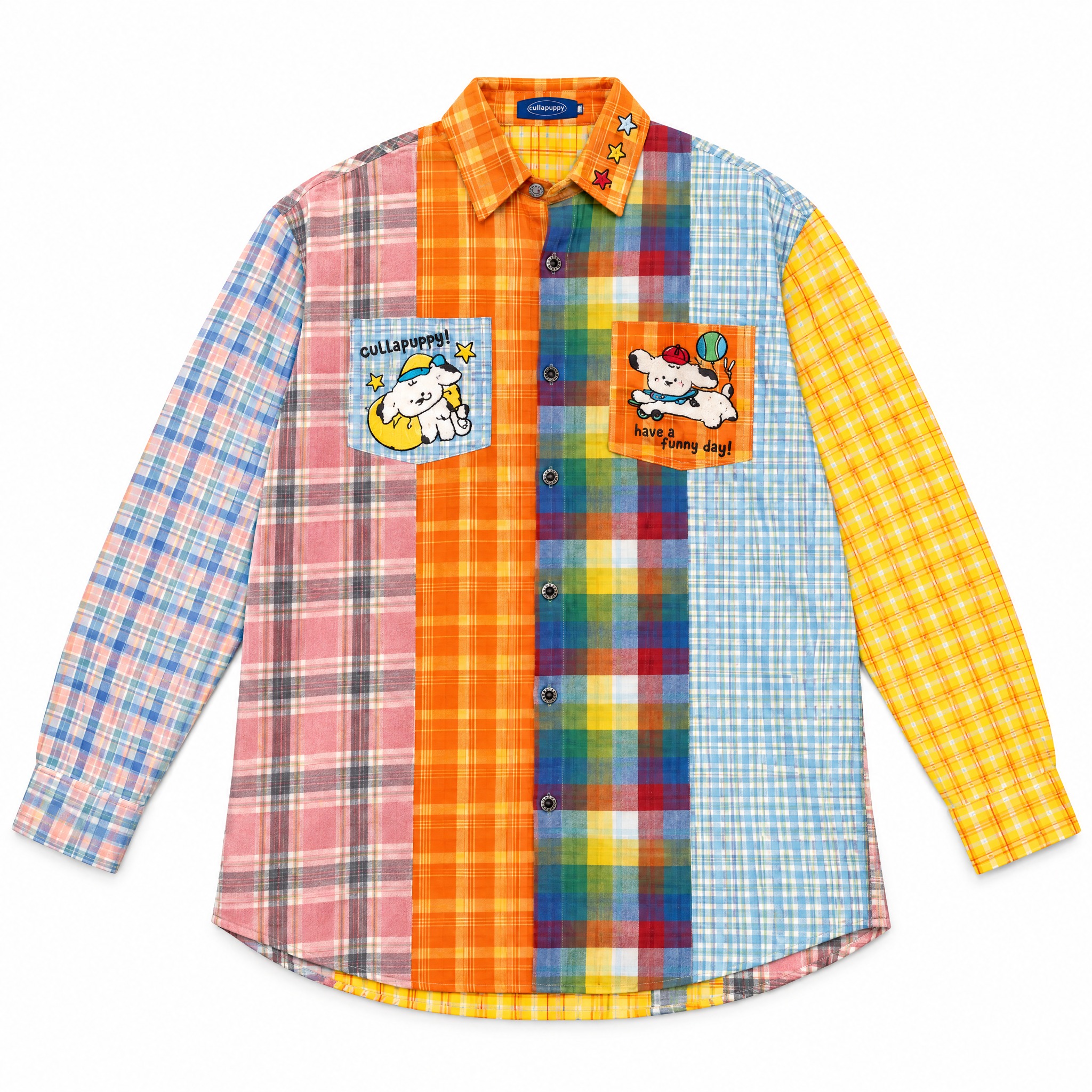 参考原图的服装款式、颜色、面料、花纹，服装平铺摊开展示，俯视平… - 图片创意预览