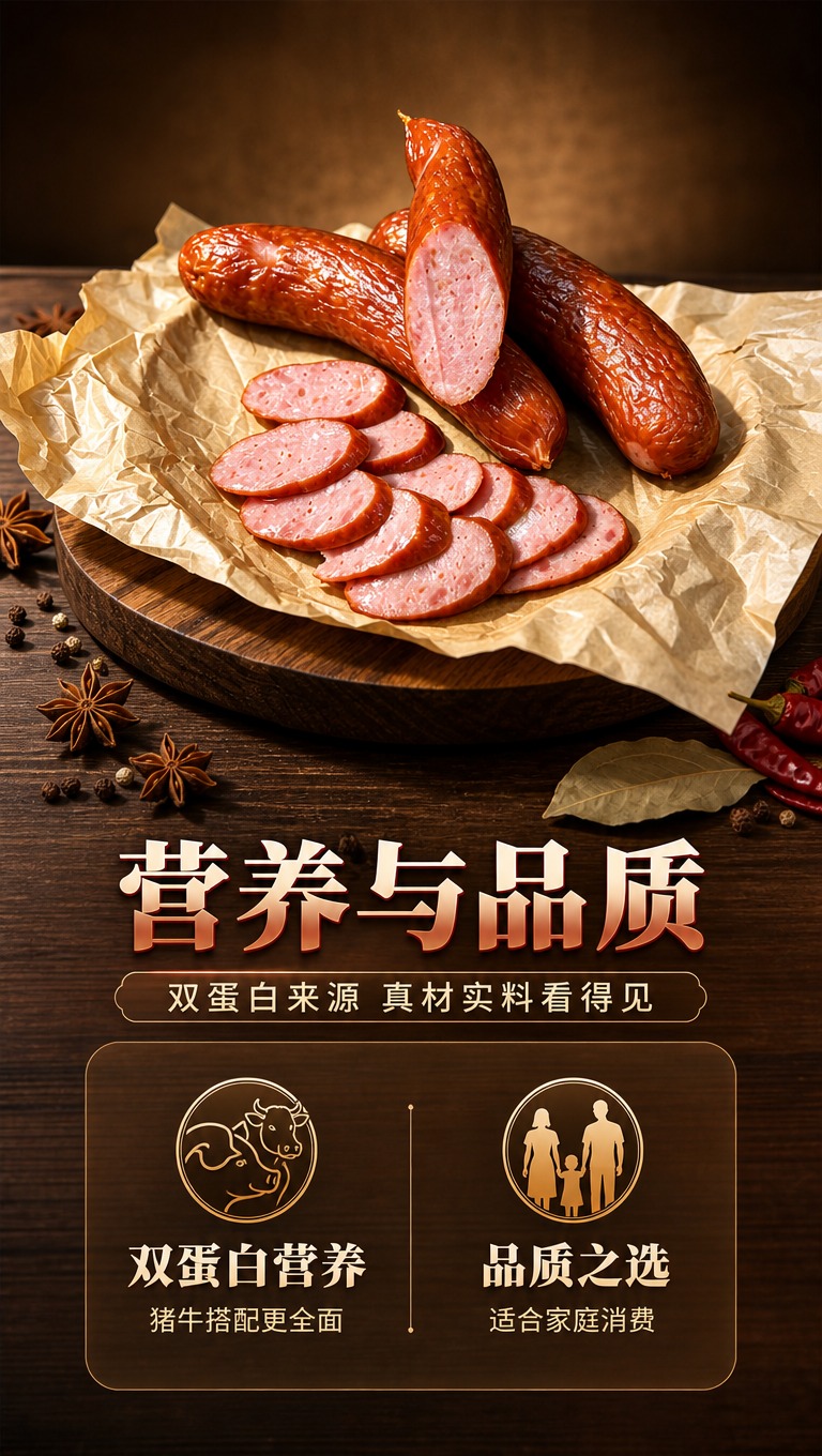 [商品] 使用【图3】御品红肠整肠+切片组合图；保留红肠整肠形… - 图片创意预览
