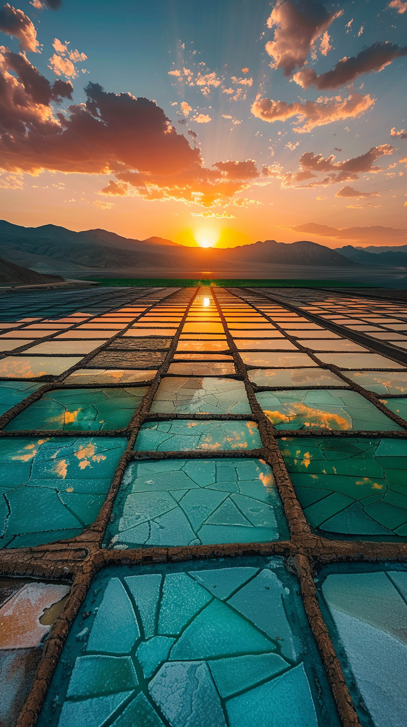 A majestic vertical landscape o… - 图片创意预览