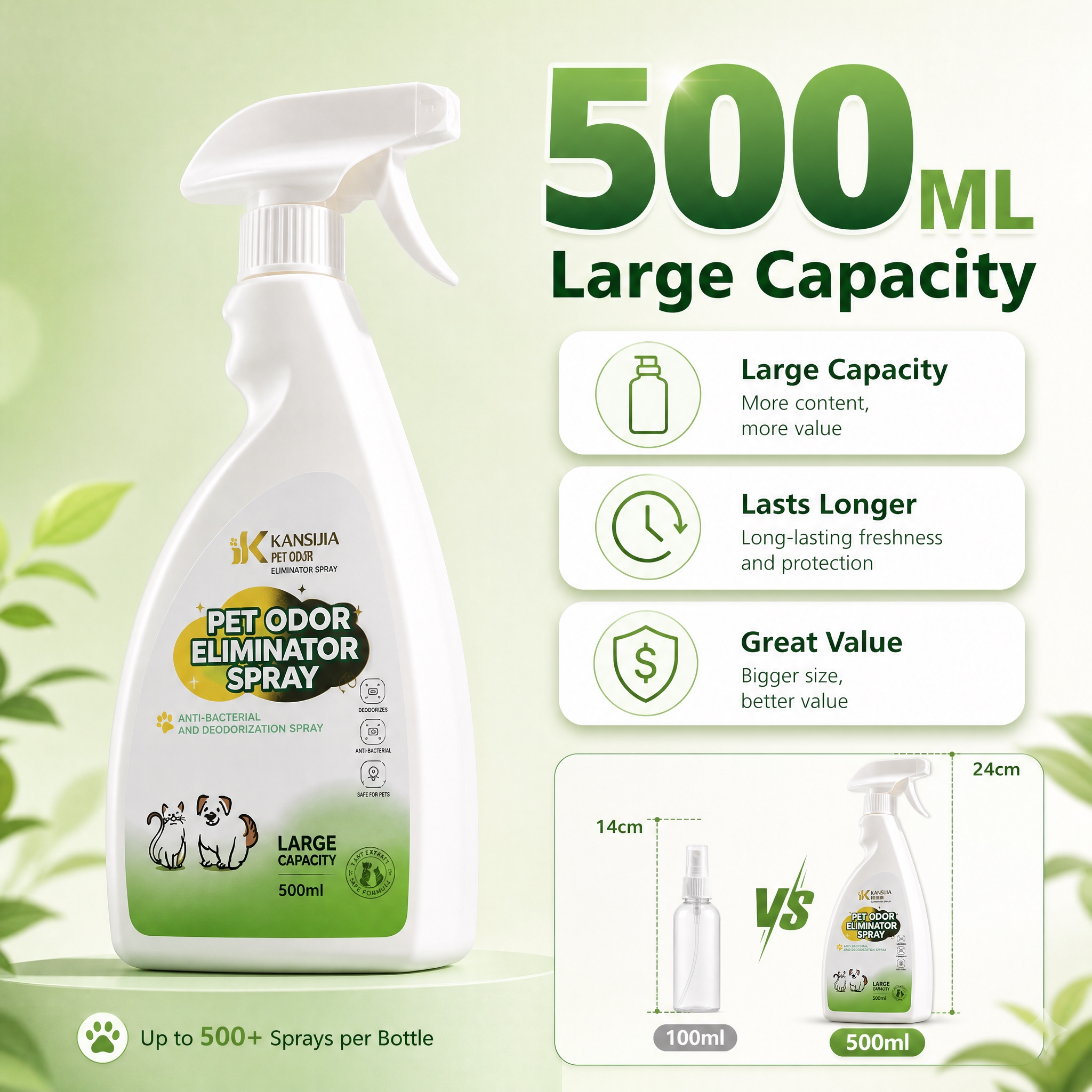 [主图-4] Pet Odor Eliminator Spra… - 图片创意预览