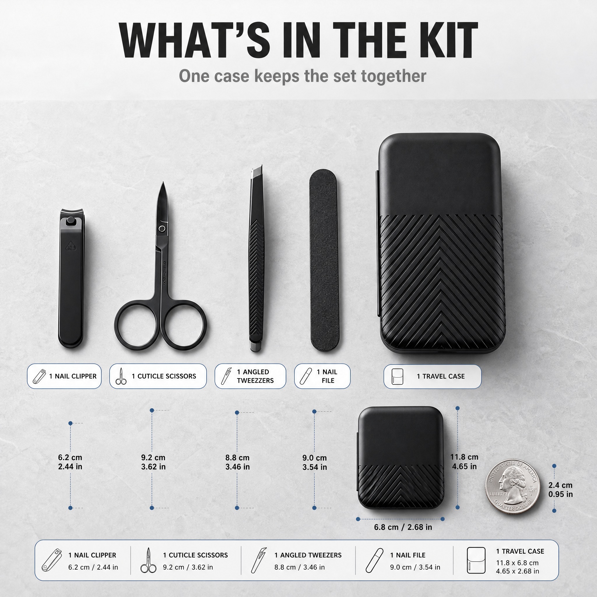 [主图-5] Men's Nail Care Travel K… - 图片创意预览