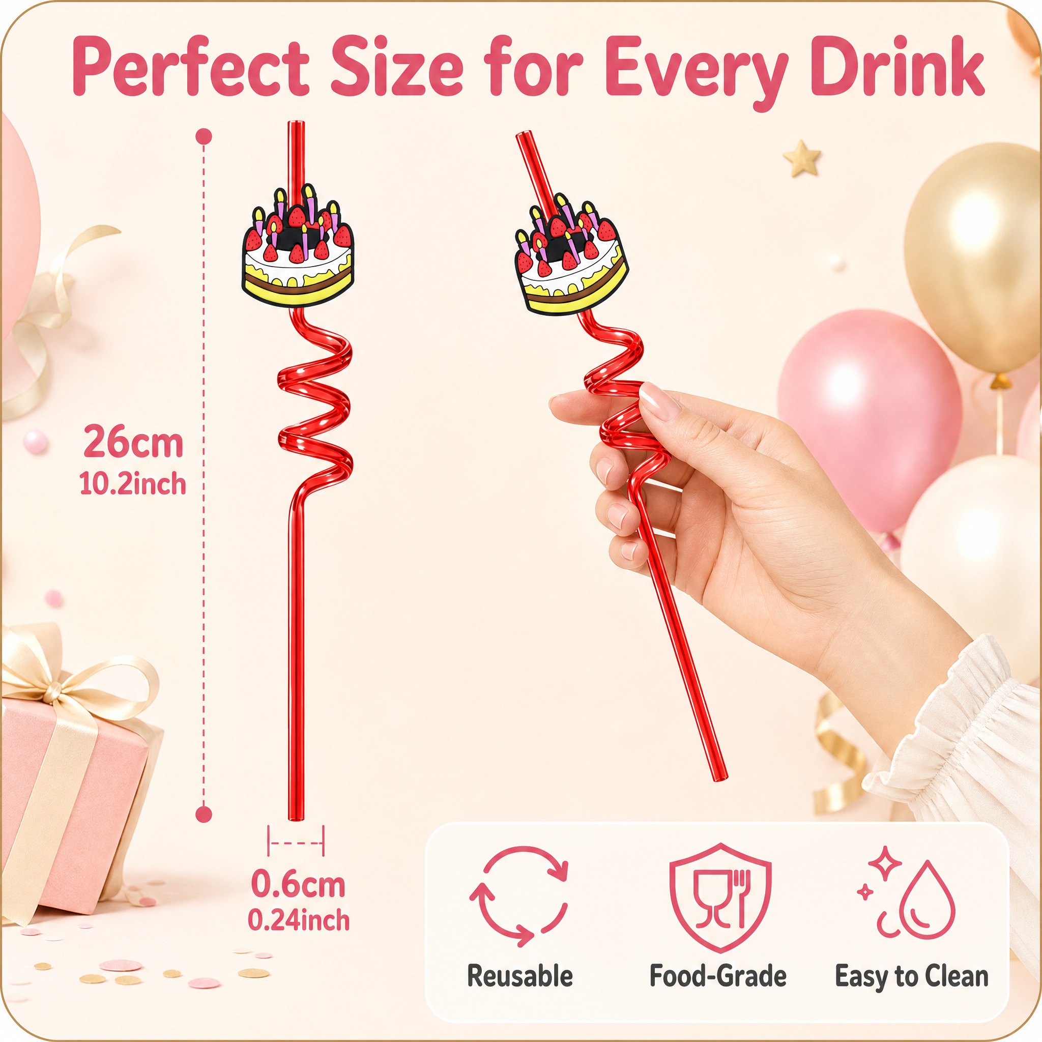 [主图-7] Birthday Cake Spiral Str… - 图片创意预览