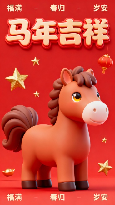 Style: Cartoon, 3D
At the top third of the screen is the layout of the main title text, 3D creative预览效果