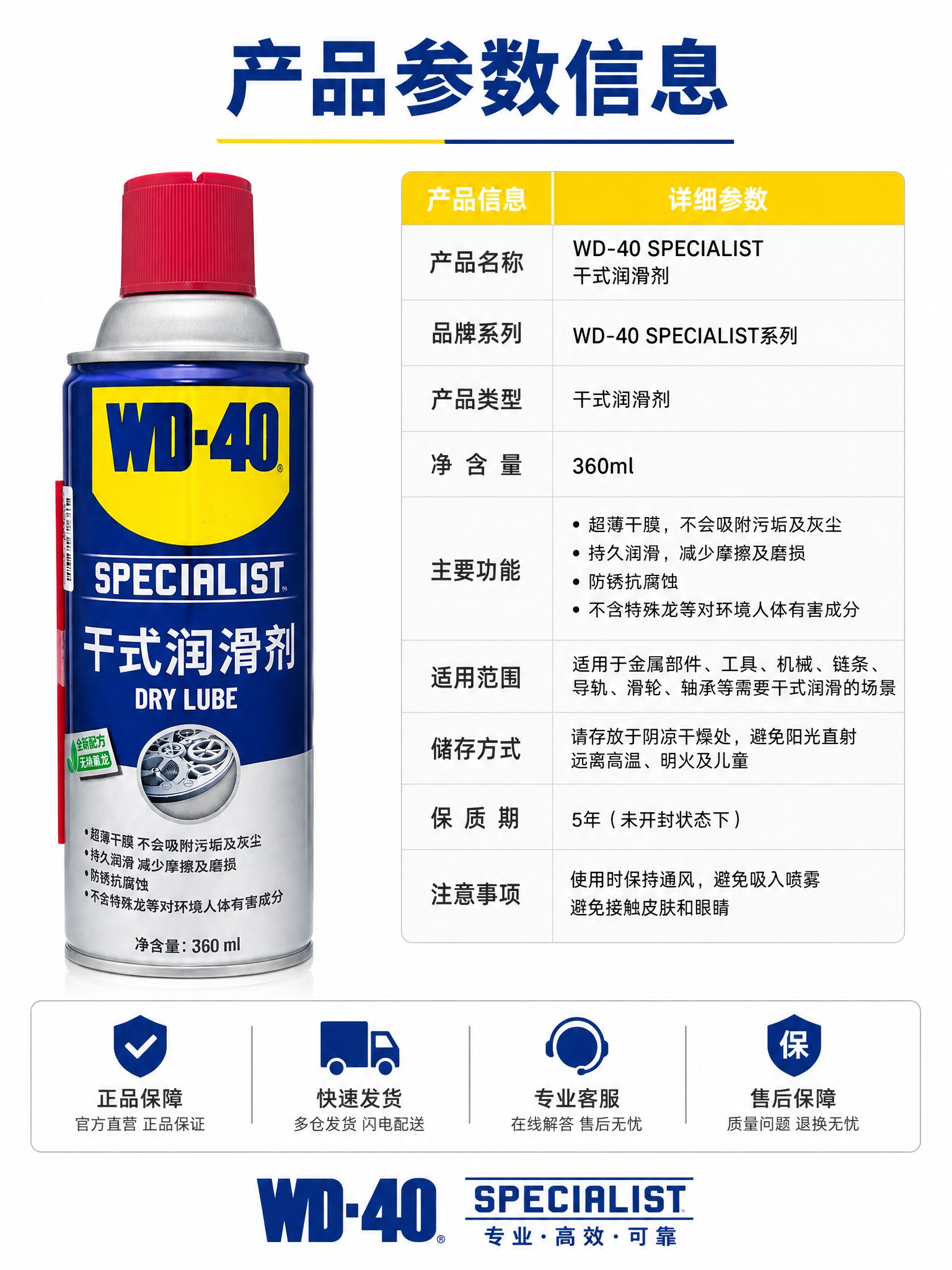 [详情-9] 产品信息规格参数收口页，最后一张，完整呈现产品基… - 图片创意预览