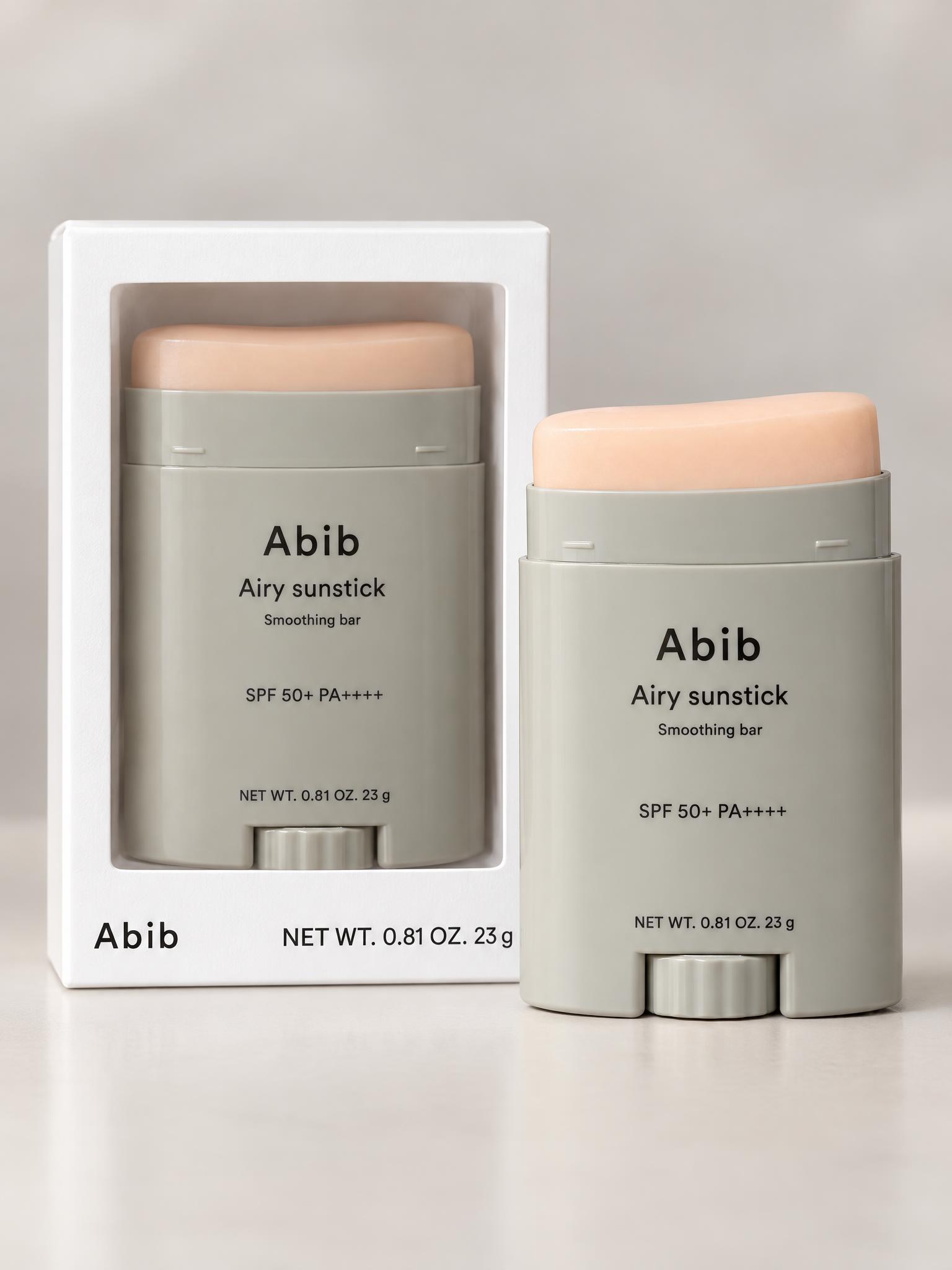 专业美妆产品棚拍特写，Abib Airy sunstick防晒… - 图片创意预览