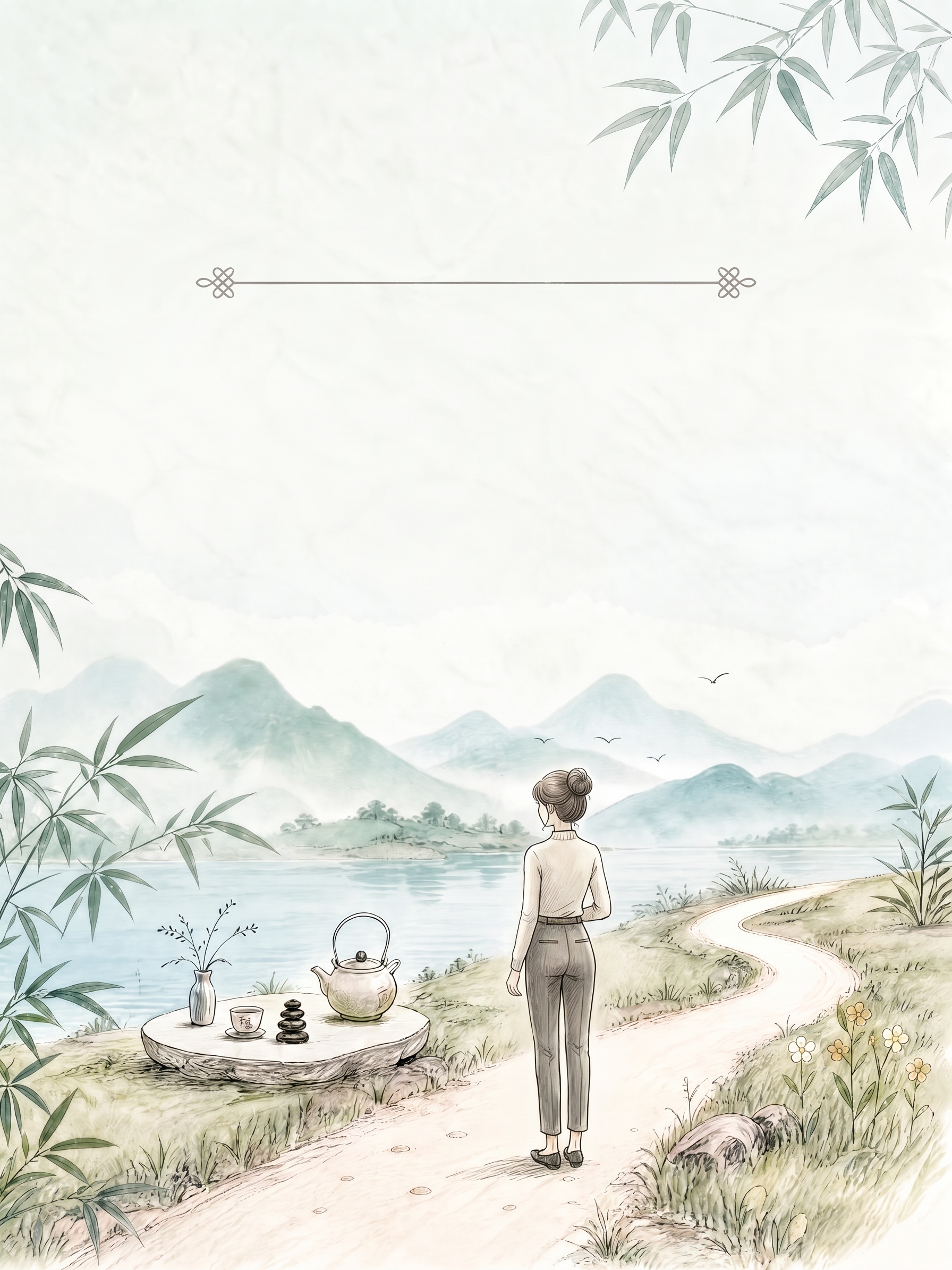 把图中的小男孩换成一个时尚一点苗条的女孩形象，并在图正中偏上一… - 图片创意预览