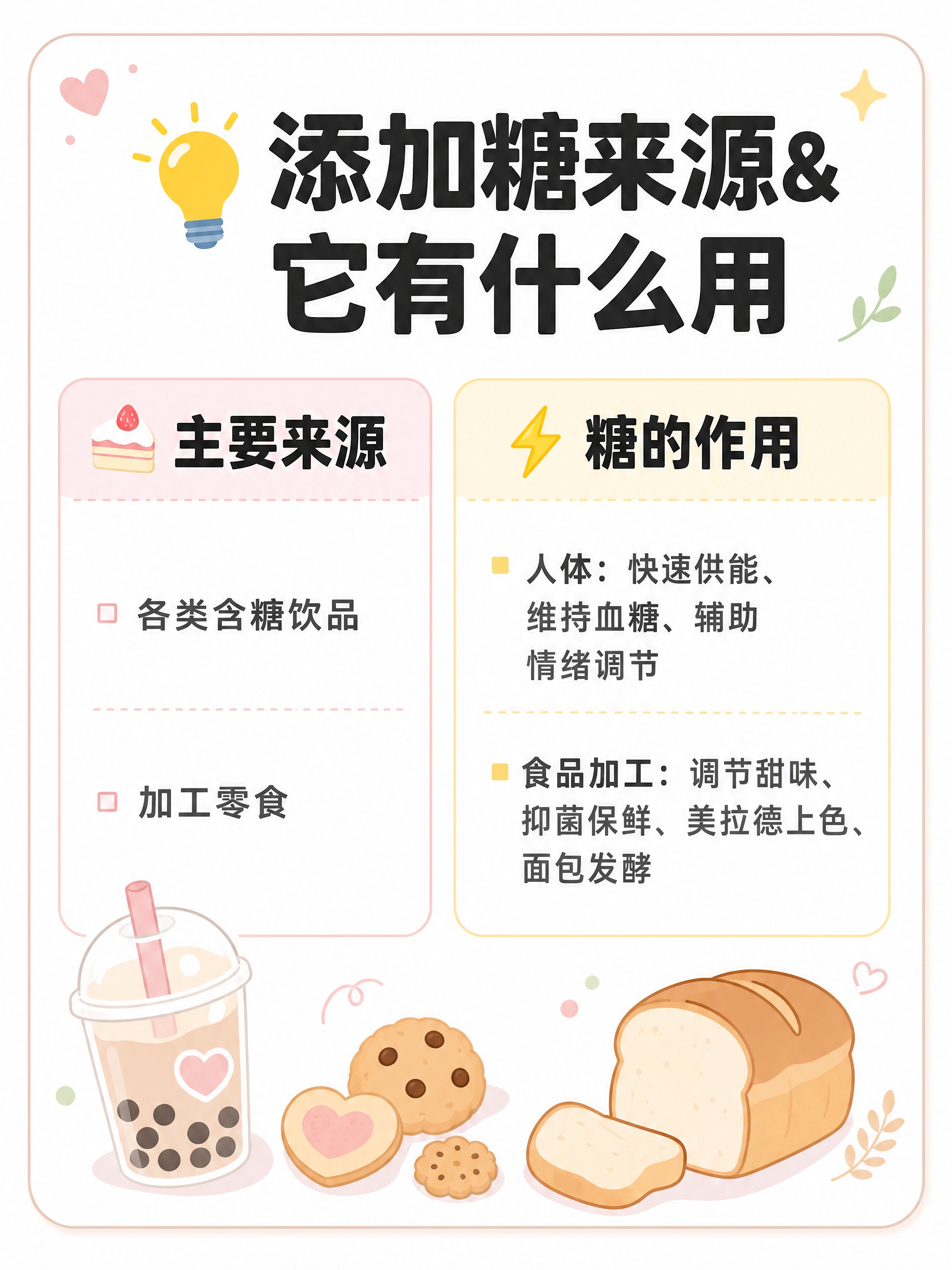 小红书健康科普卡片内页，插图大字，ins清新简约扁平科普插画风… - 图片创意预览